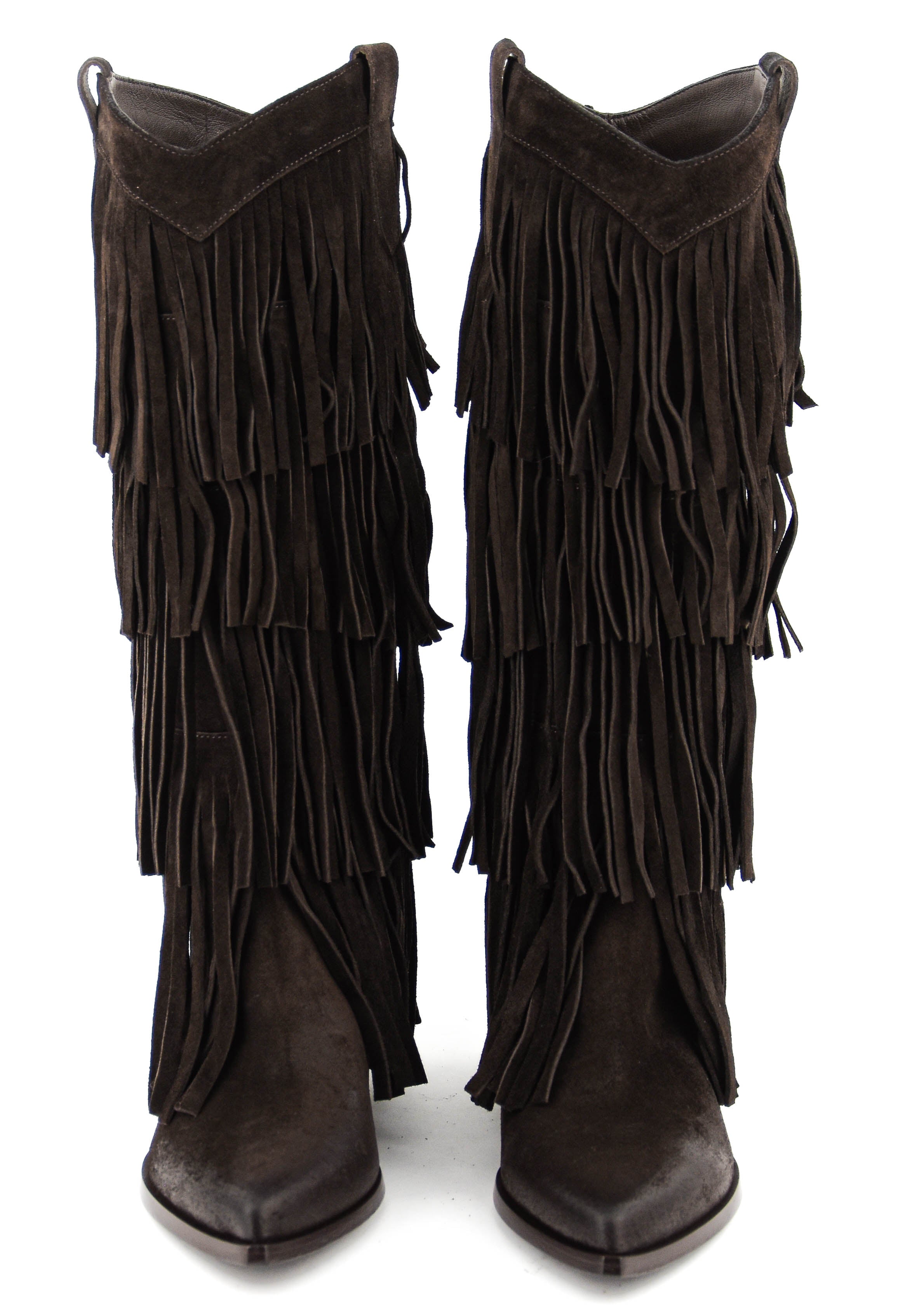 ELENA IACHI BOHO BOOT DARK BROWN