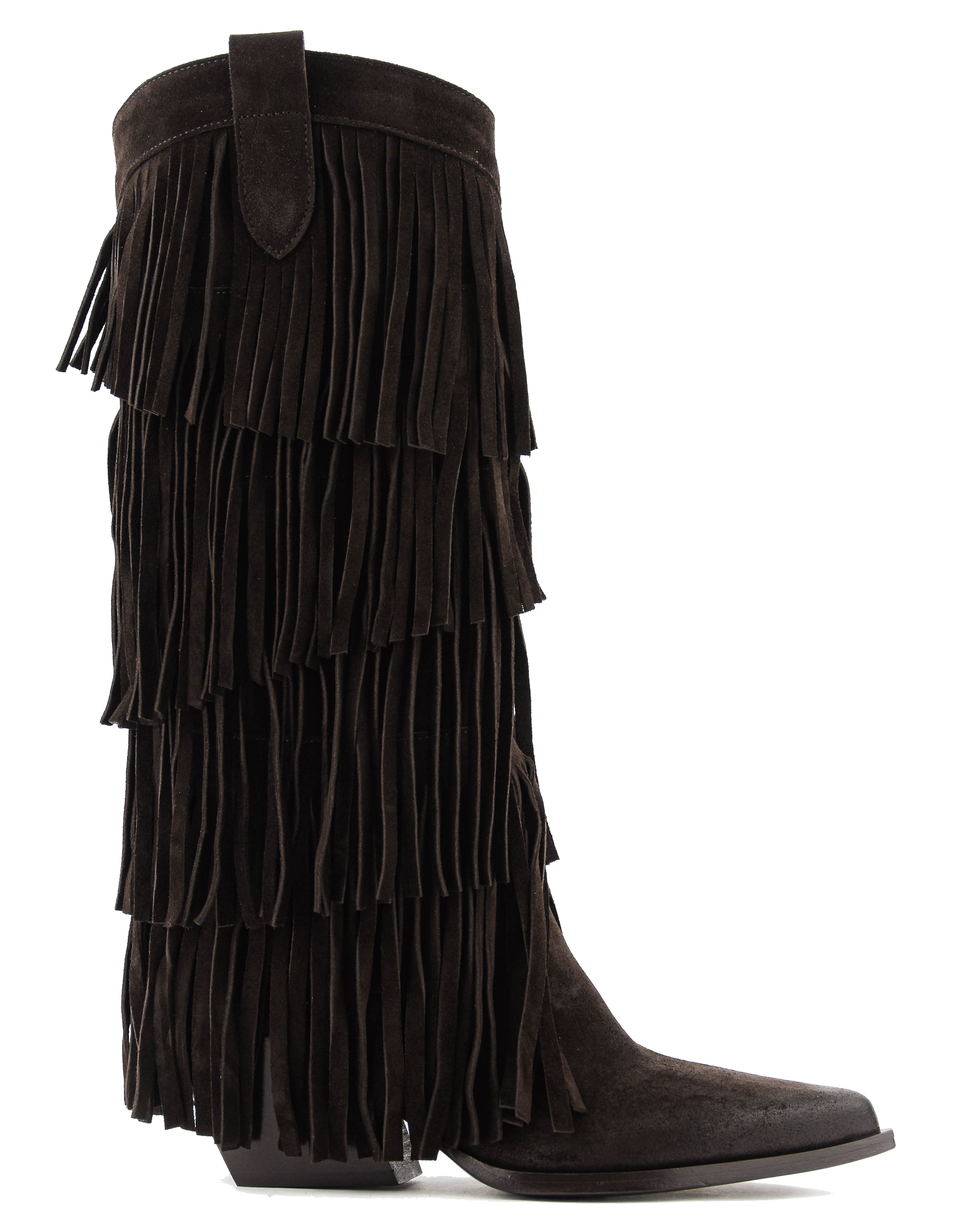 ELENA IACHI BOHO BOOT DARK BROWN