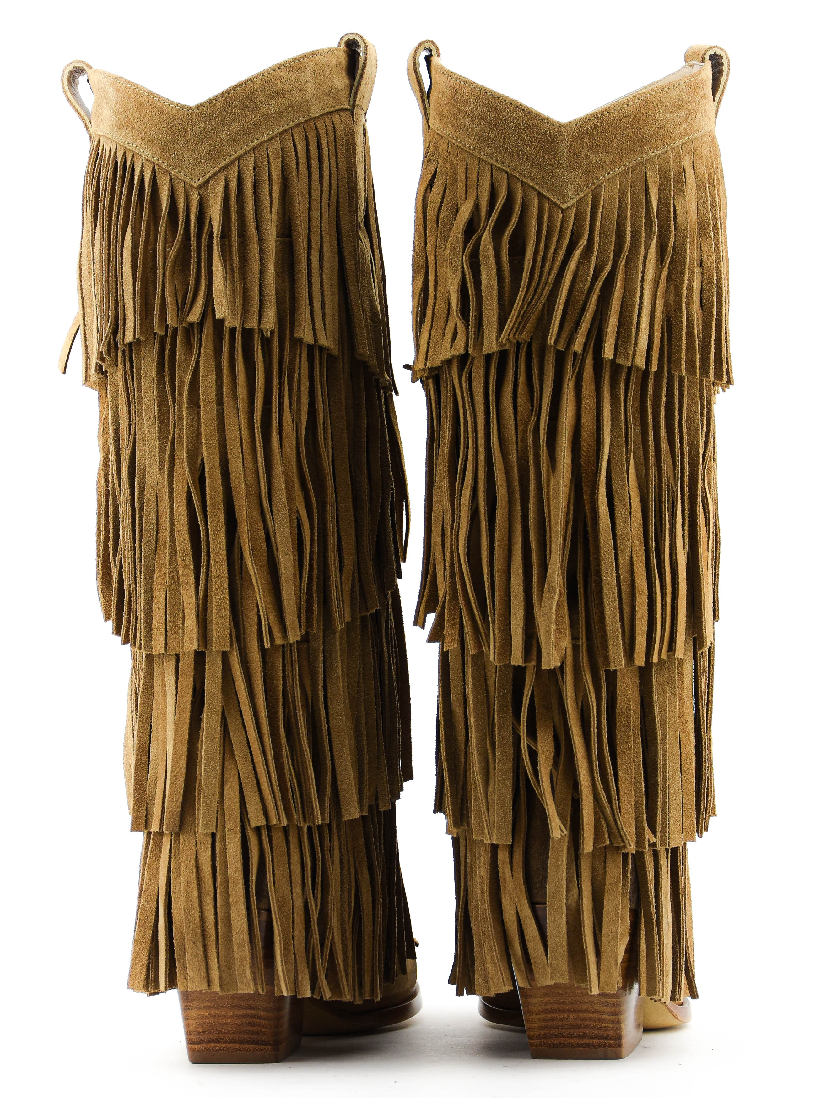 ELENA IACHI BOHO BOOT CAMEL