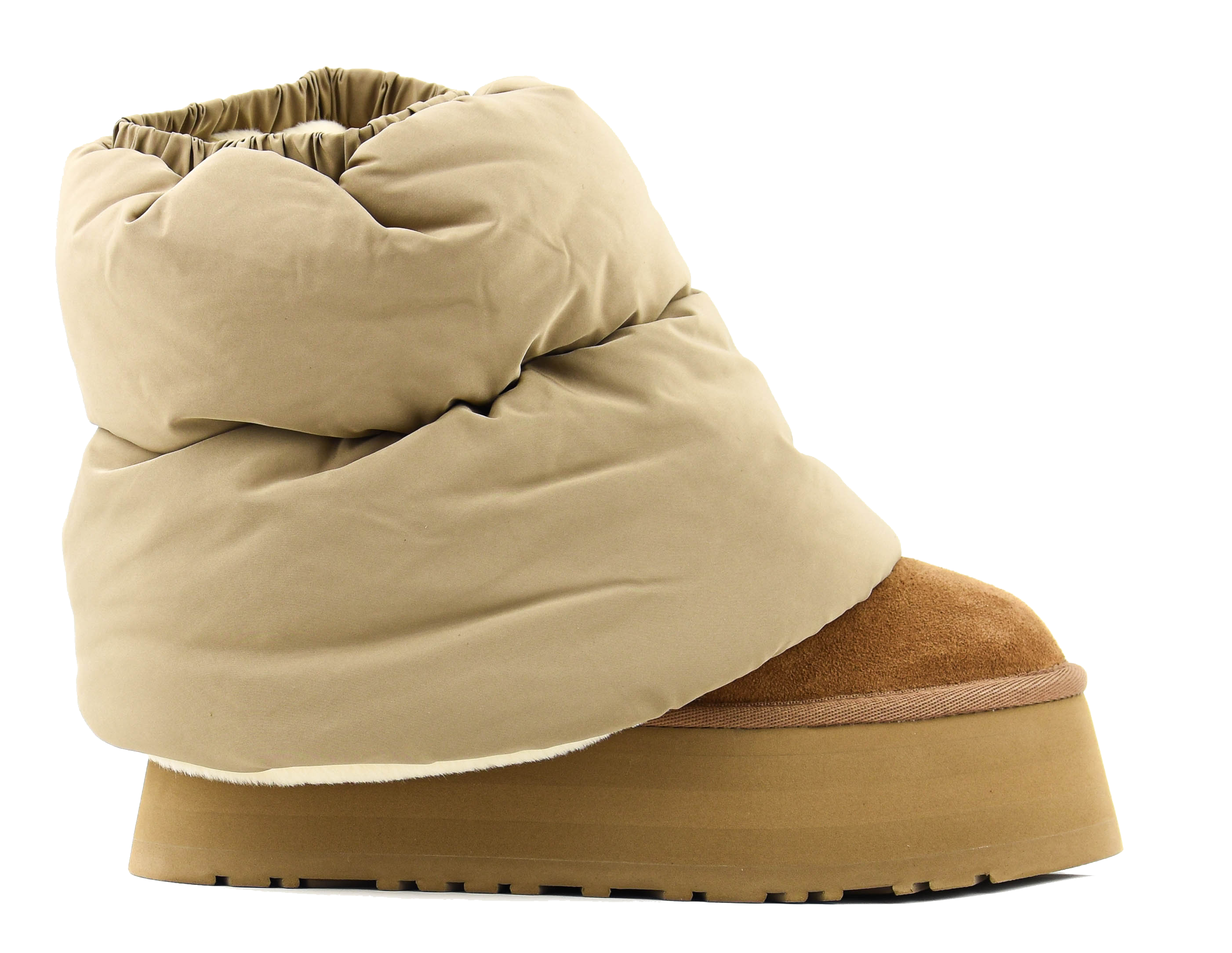 UGG CLASSIC MINI DIPPER PUFFER CHESTNUT