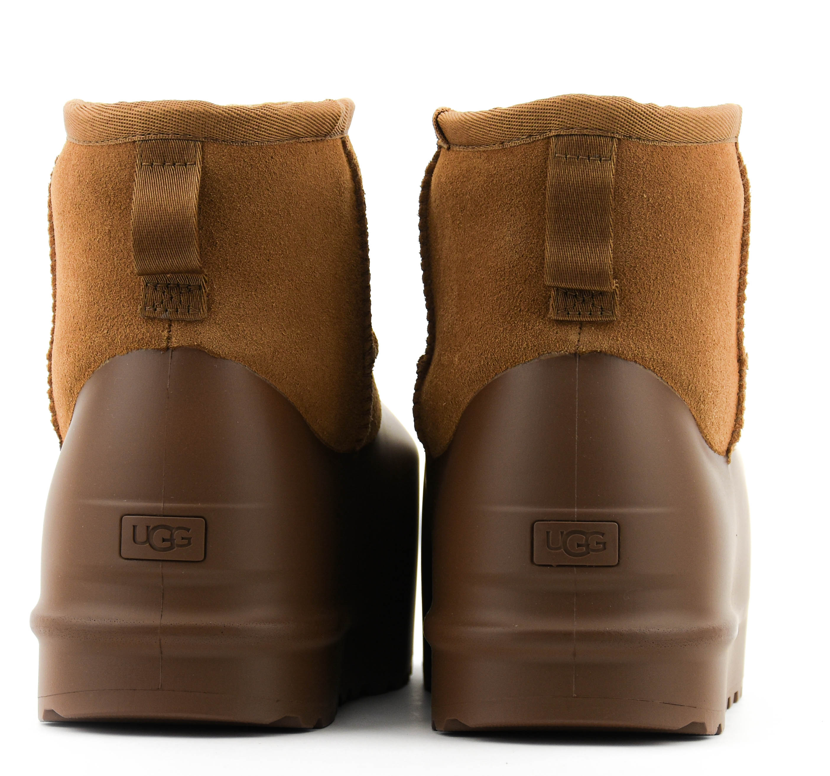 UGG CLASSIC MINI PUMED MOLDED CHESTNUT