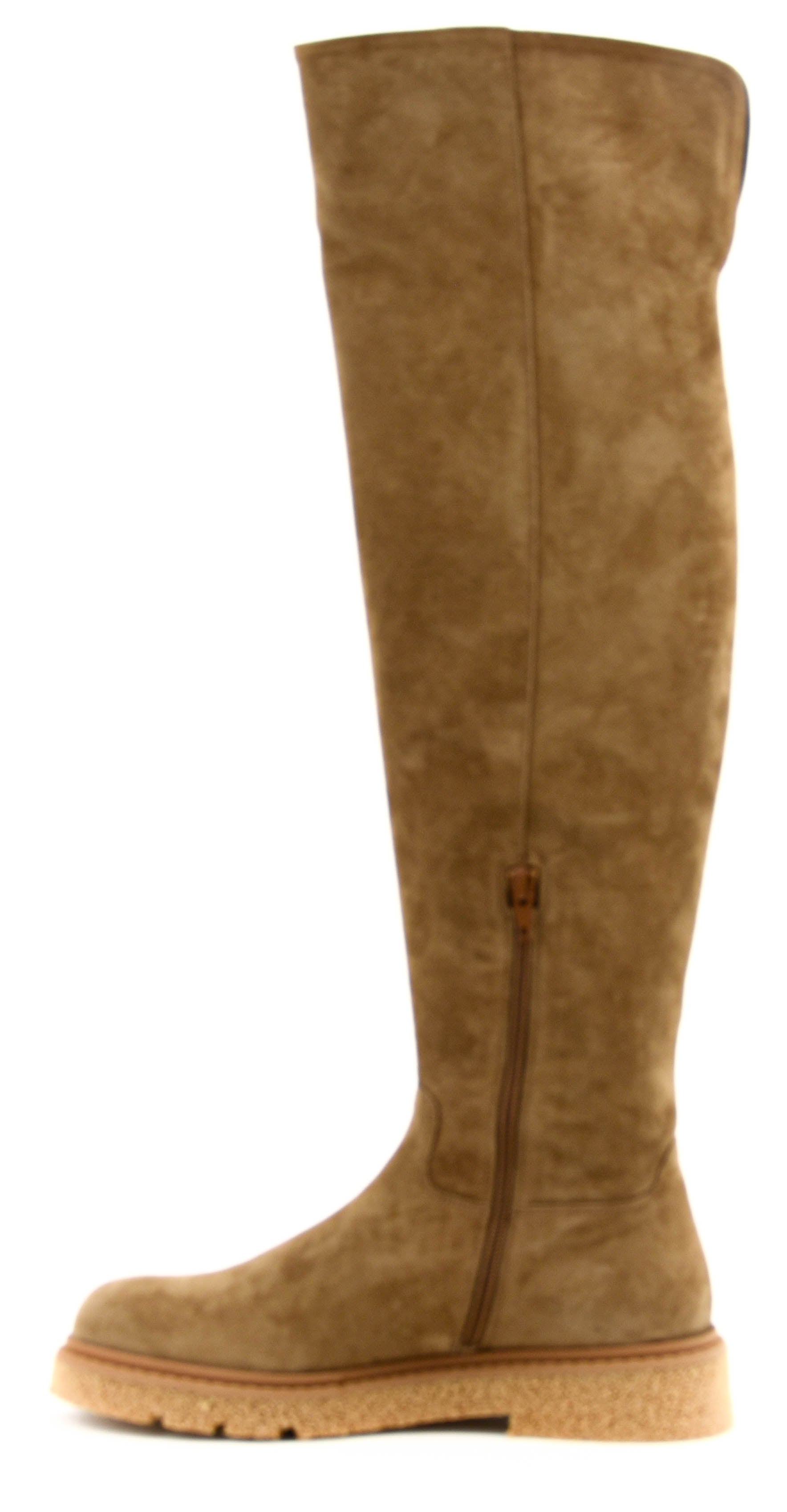 PAUL WARMER AMINA KNEEBOOTS CUOIO