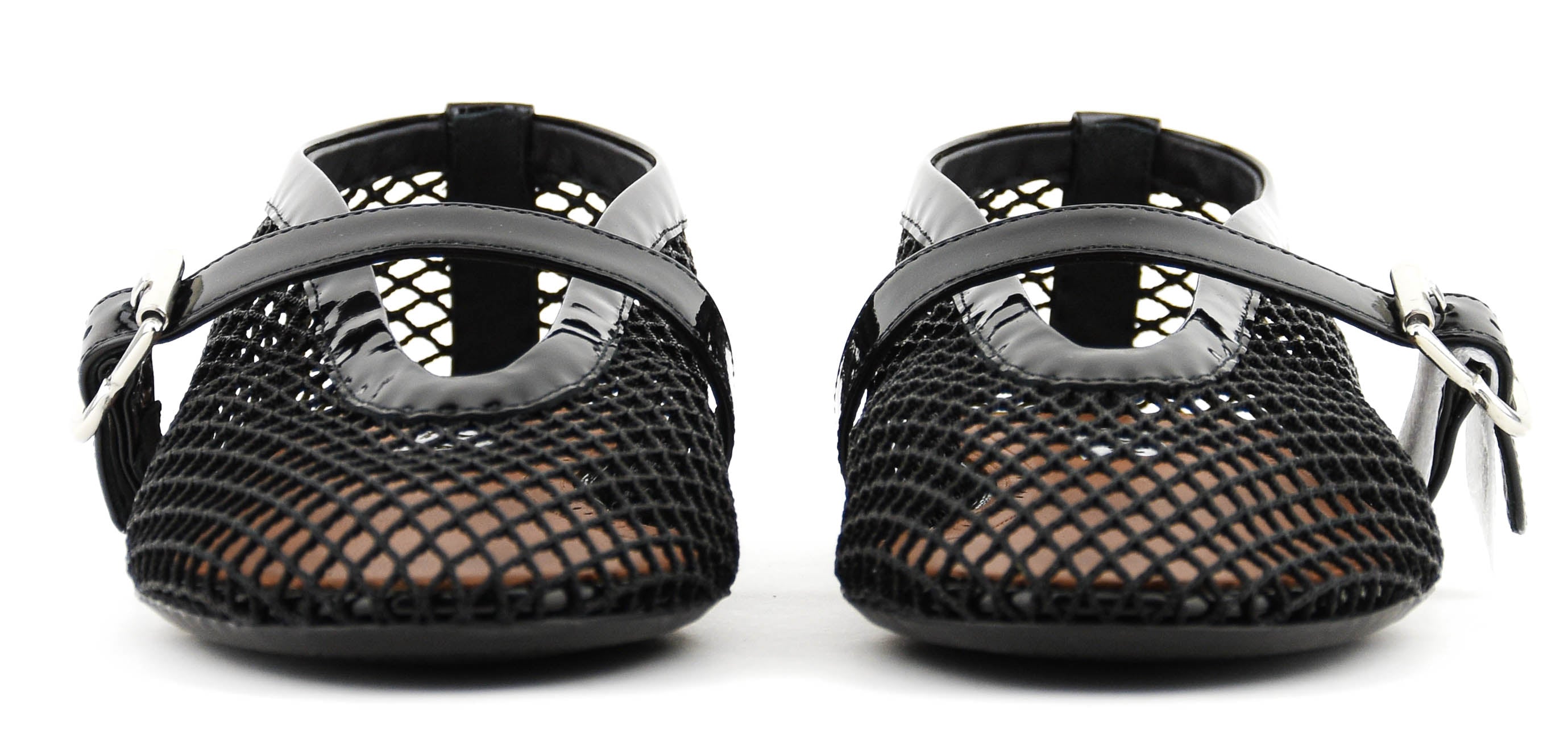 ALAIA BALLERINA FISHNET BLACK