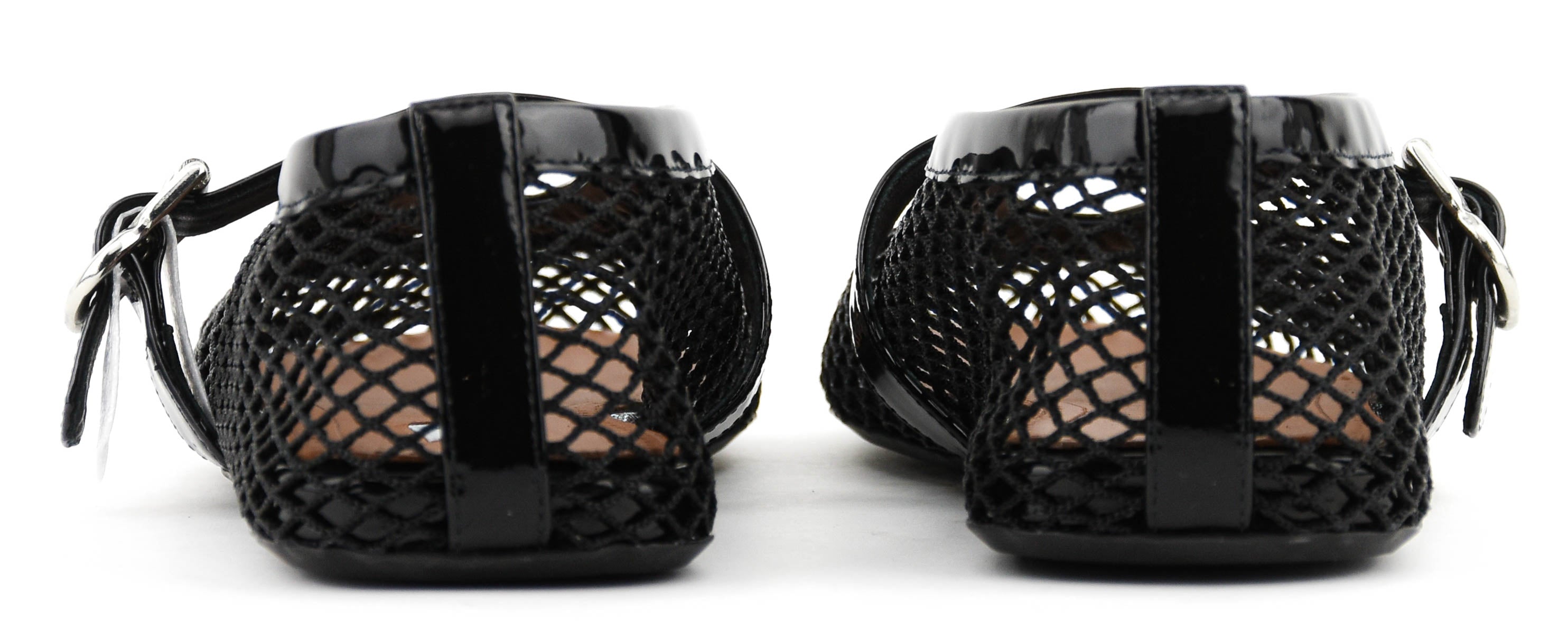 ALAIA BALLERINA FISHNET BLACK