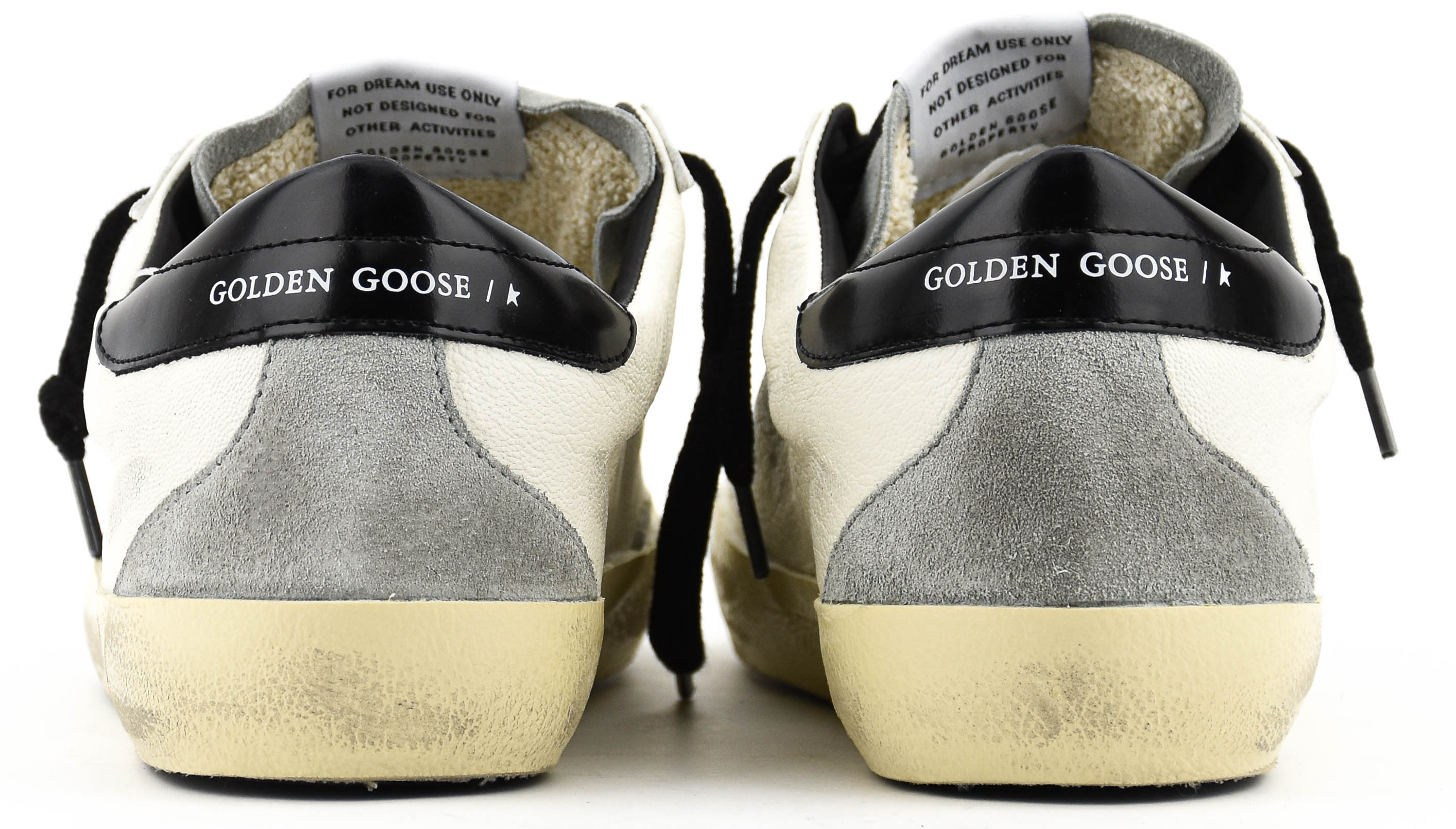 GOLDEN GOOSE SUPERSTAR WHITE GREY BLACK