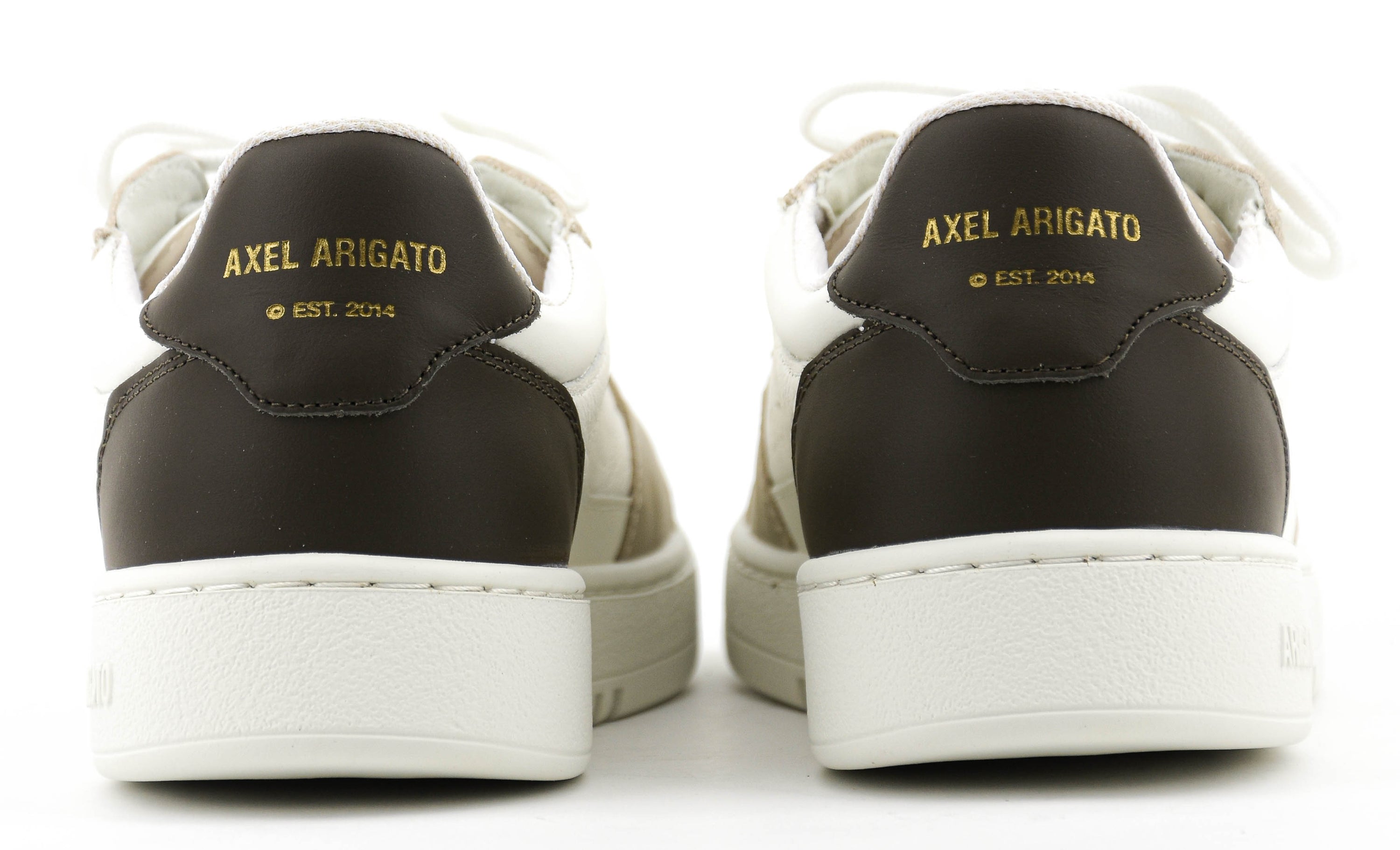 AXEL ARIGATO DICE LOW WHITE DARK BROWN