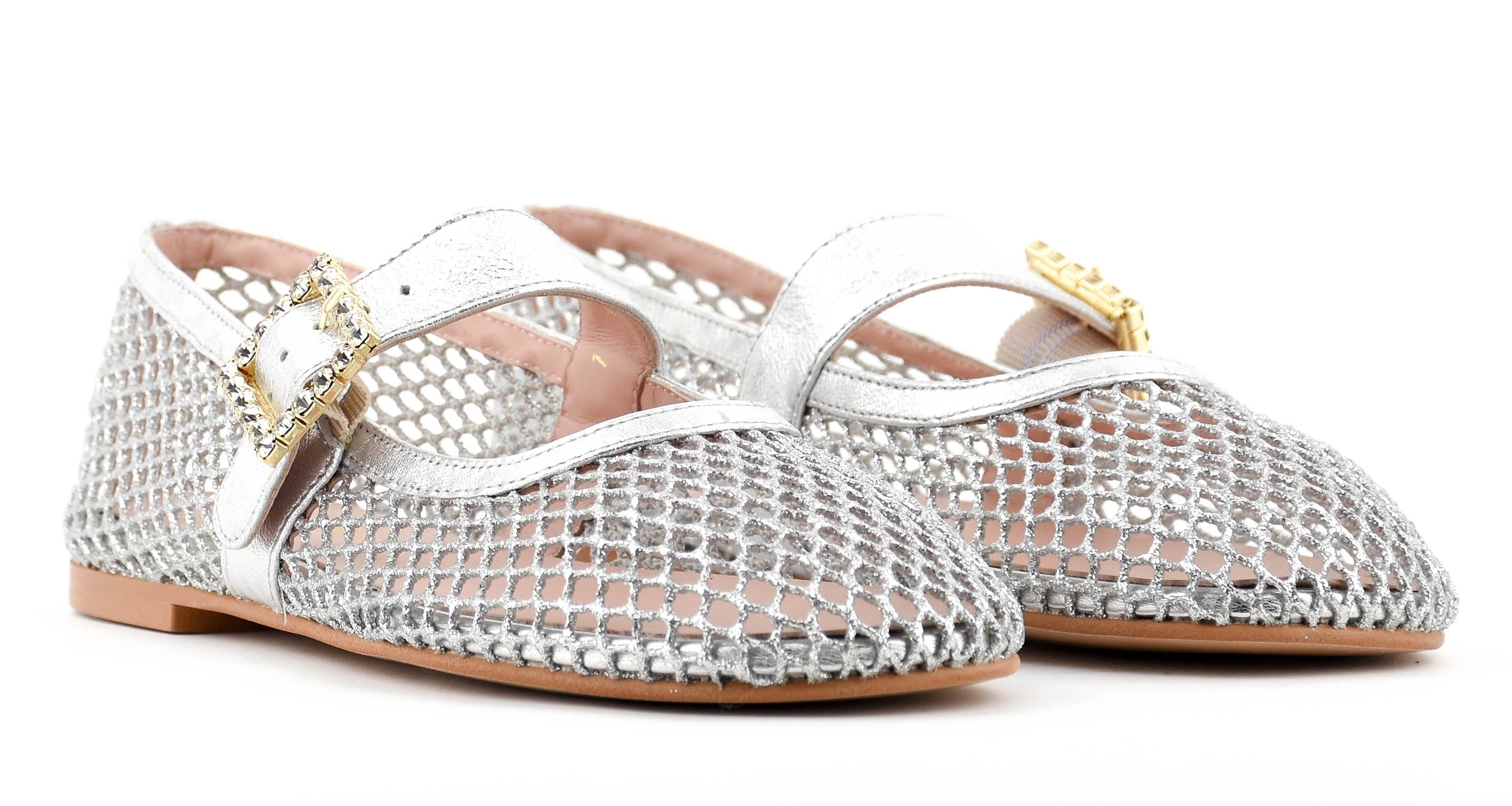 PAUL WARMER BALLERINA MESH SILVER