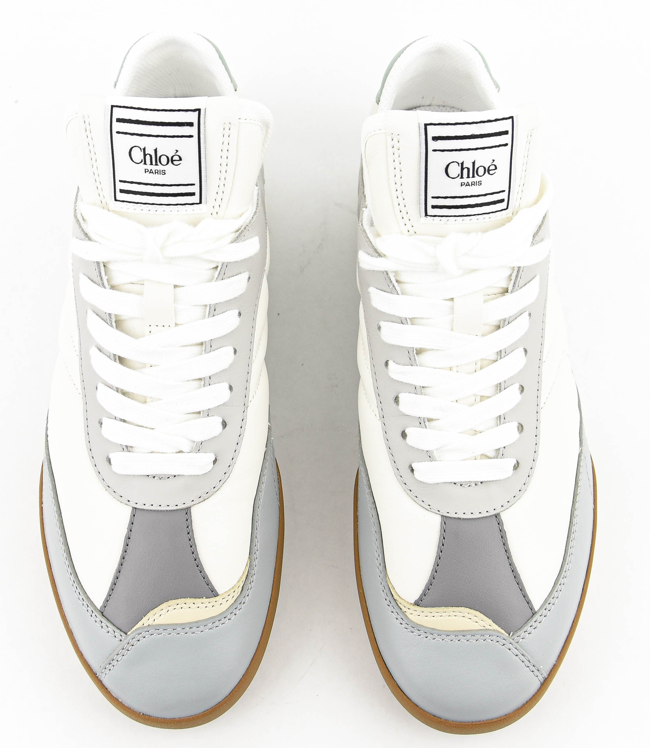 CHLOE KICK SNEAKER LOW PASTEL BLU