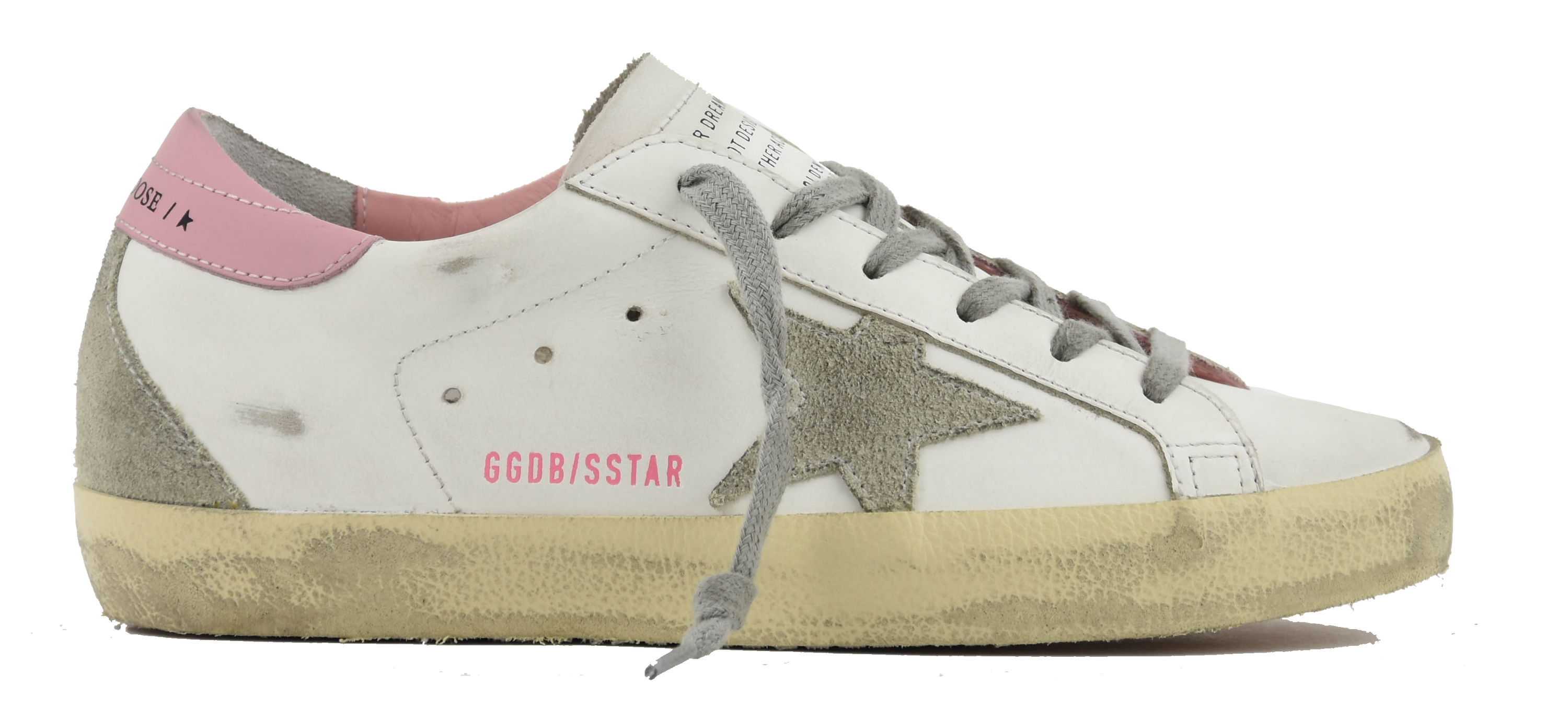 GOLDEN GOOSE SUPERSTAR WHITE PINK