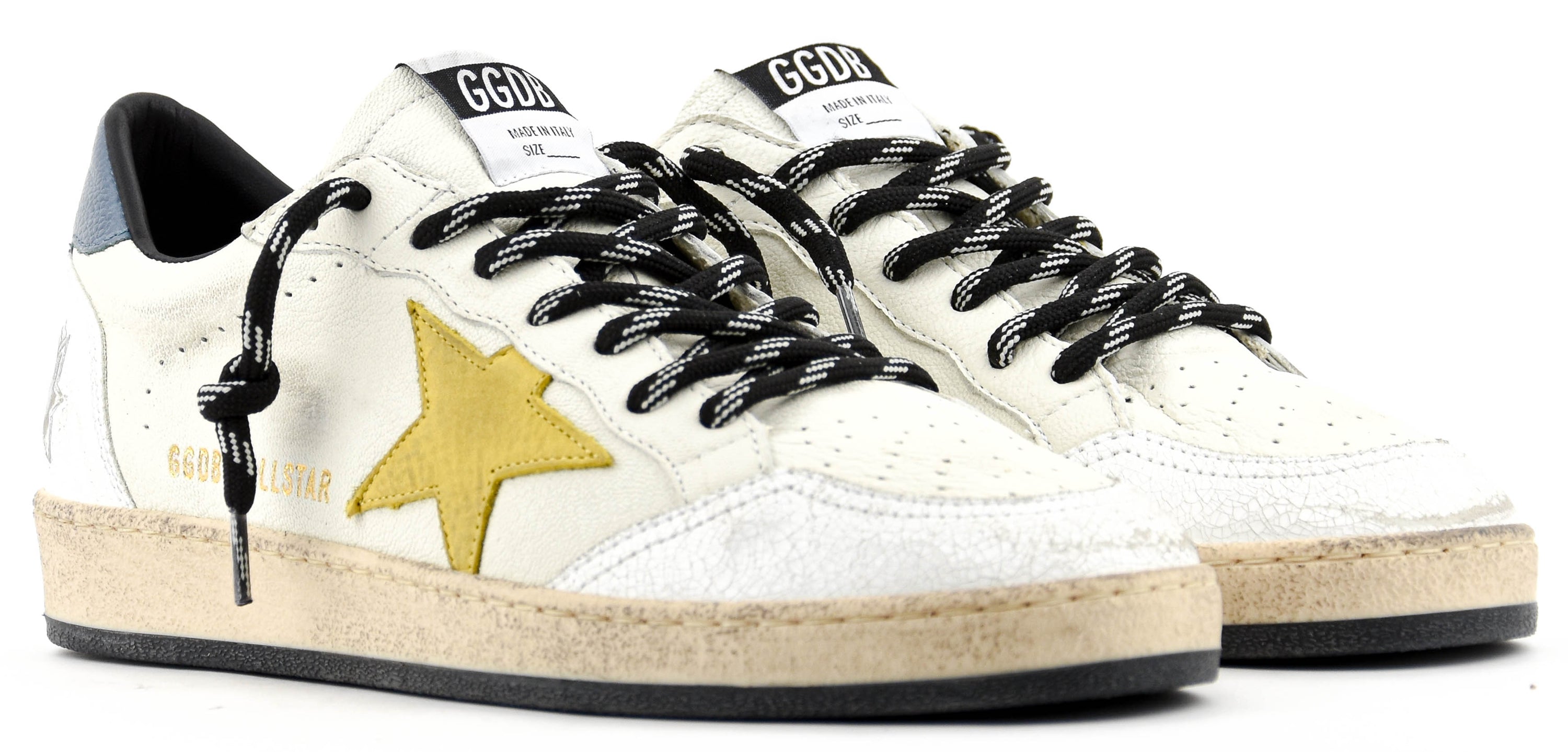 GOLDEN GOOSE BALLSTAR WHITE HONEY