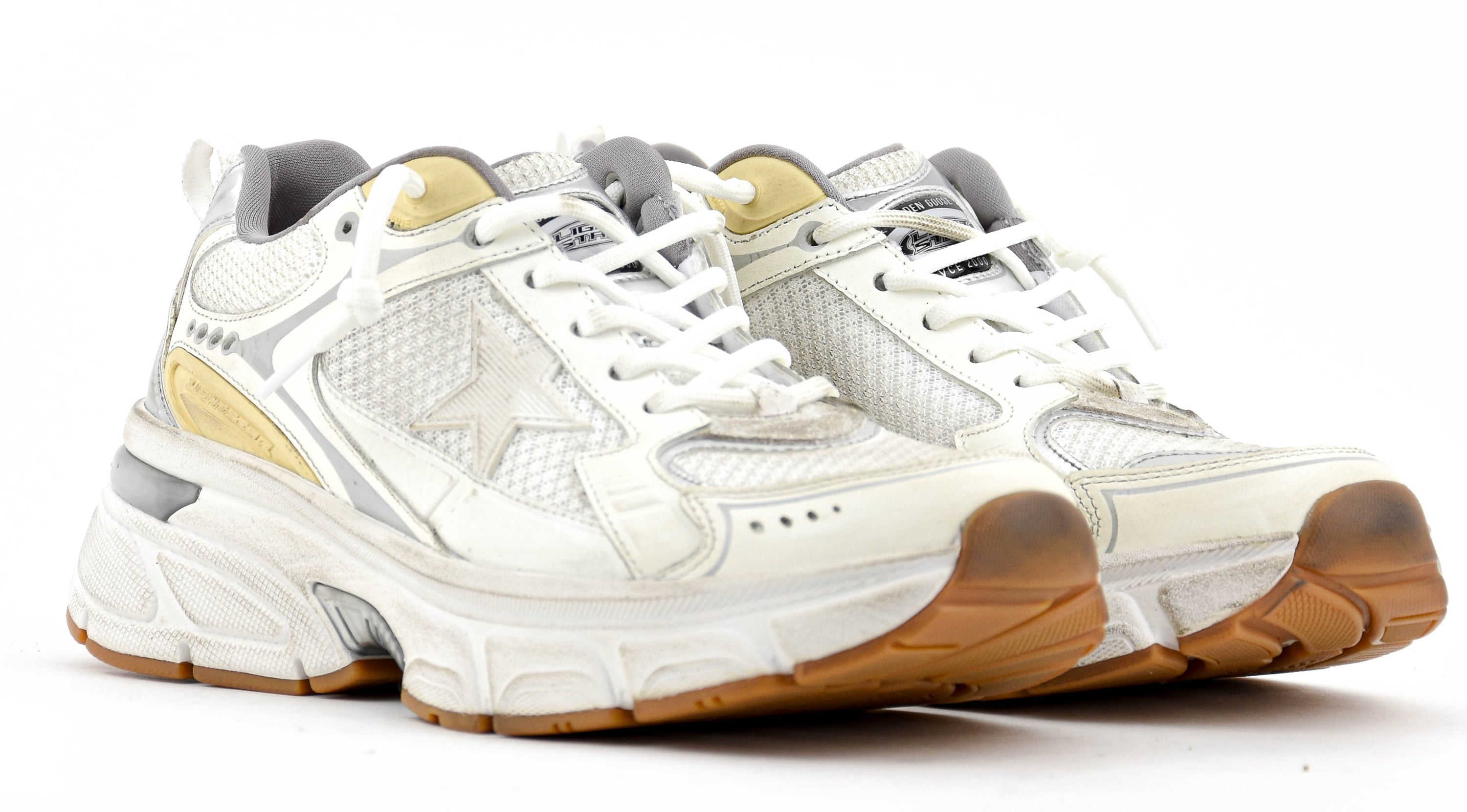 GOLDEN GOOSE LIGHTSTAR WHITE/GOLD