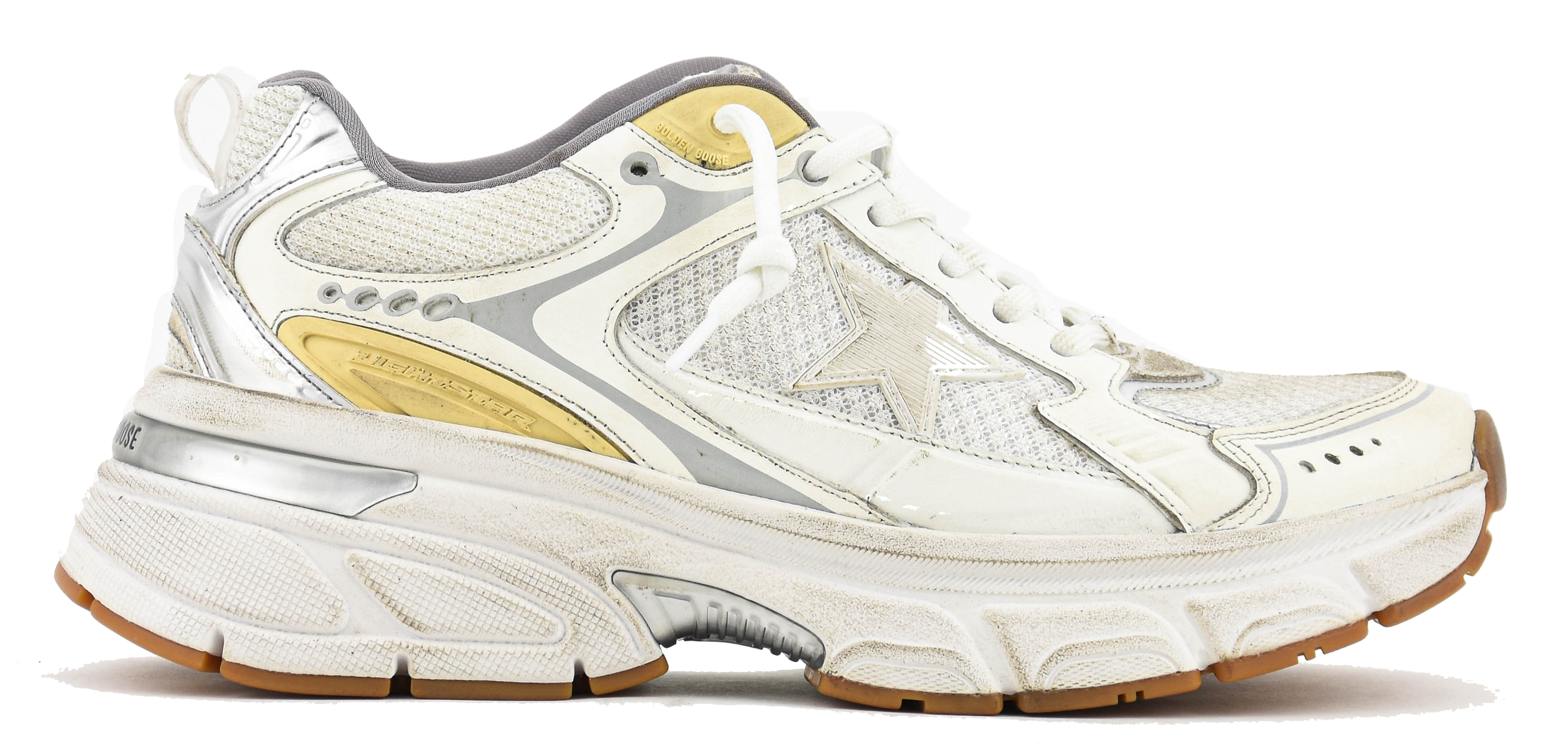 GOLDEN GOOSE LIGHTSTAR WHITE/GOLD