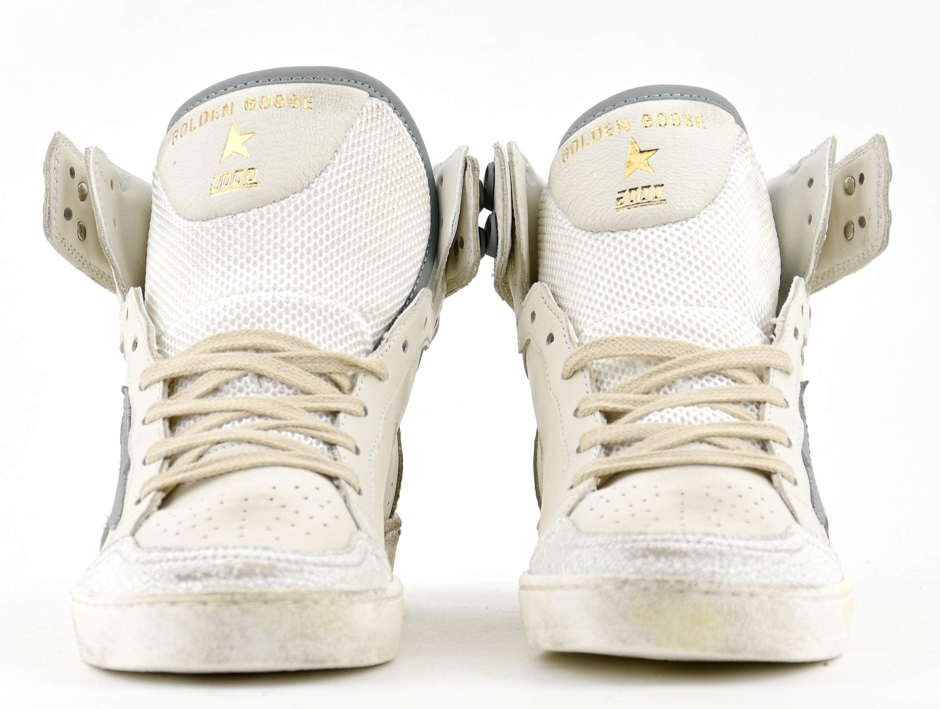 GOLDEN GOOSE SKY STAR WHITE SILVER