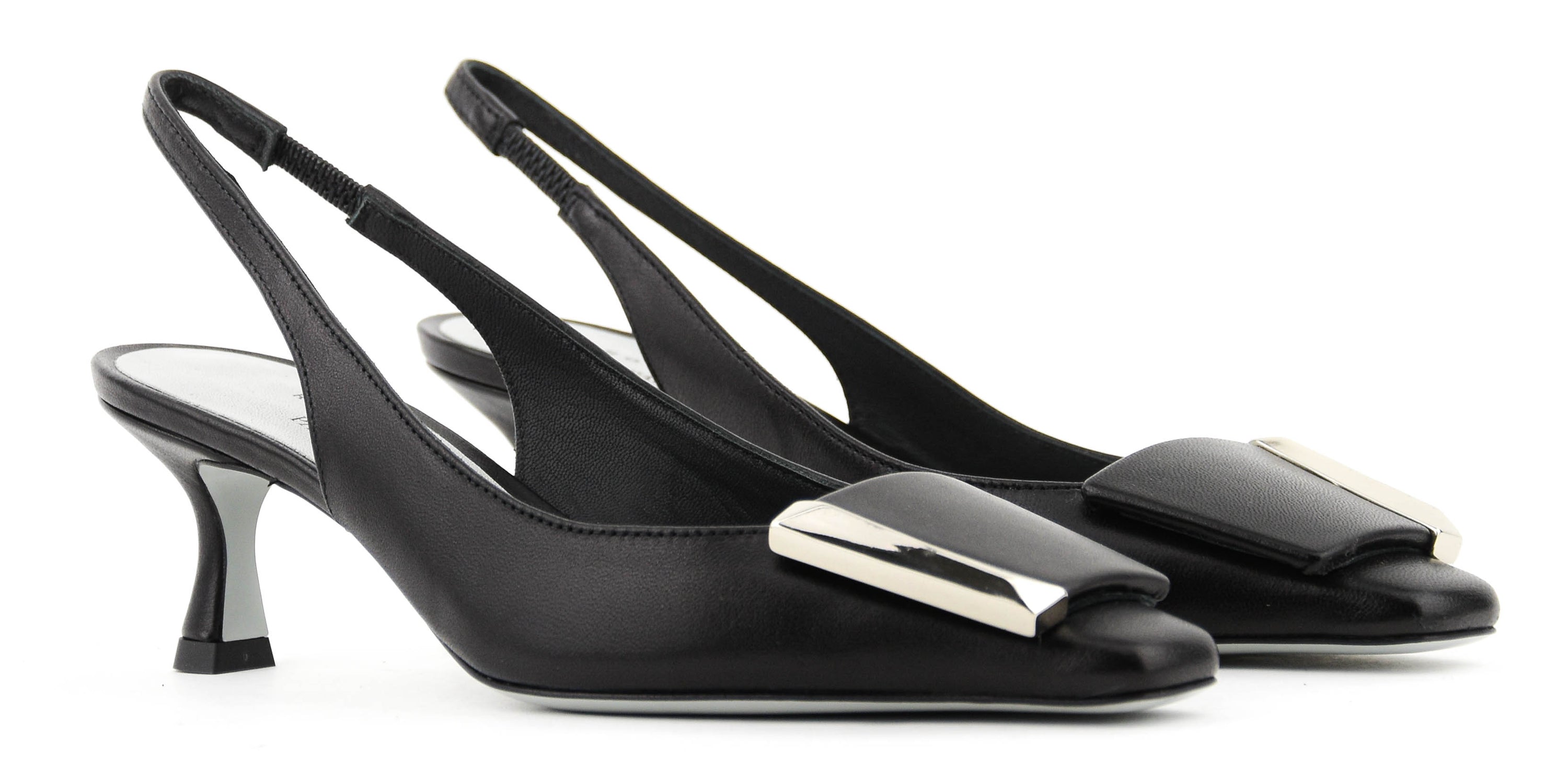 ROBERTO FESTA ARIENNE SLING PUMP BLACK