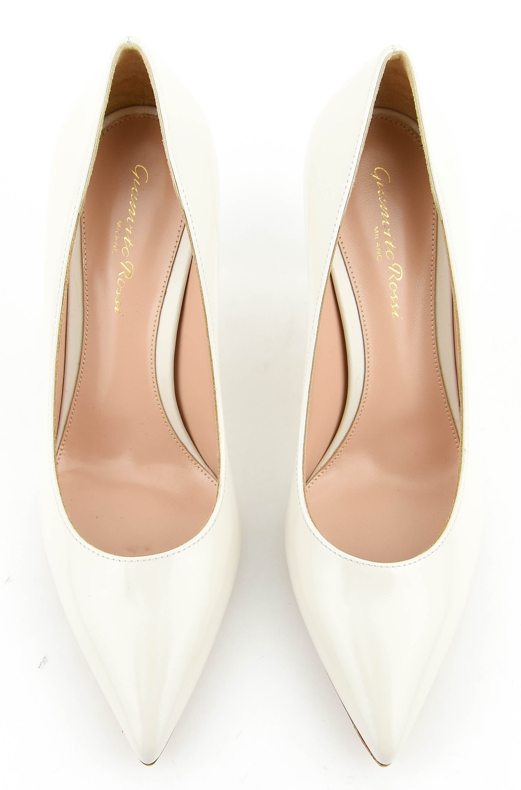 GIANVITO ROSSI GIANVITO 85 PUMP WHITE