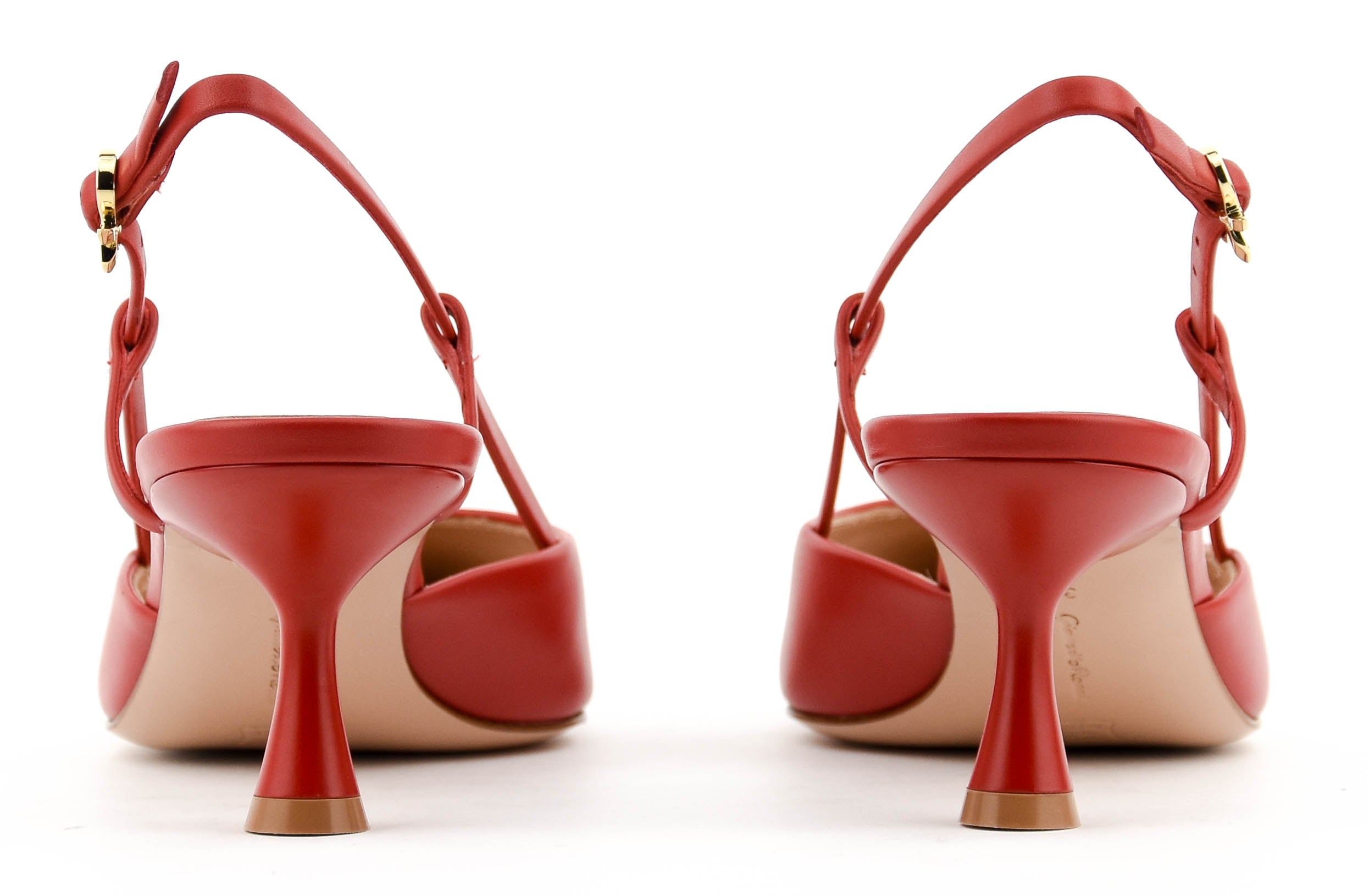 GIANVITO ROSSI ASCENT SLINBACK 55 RED