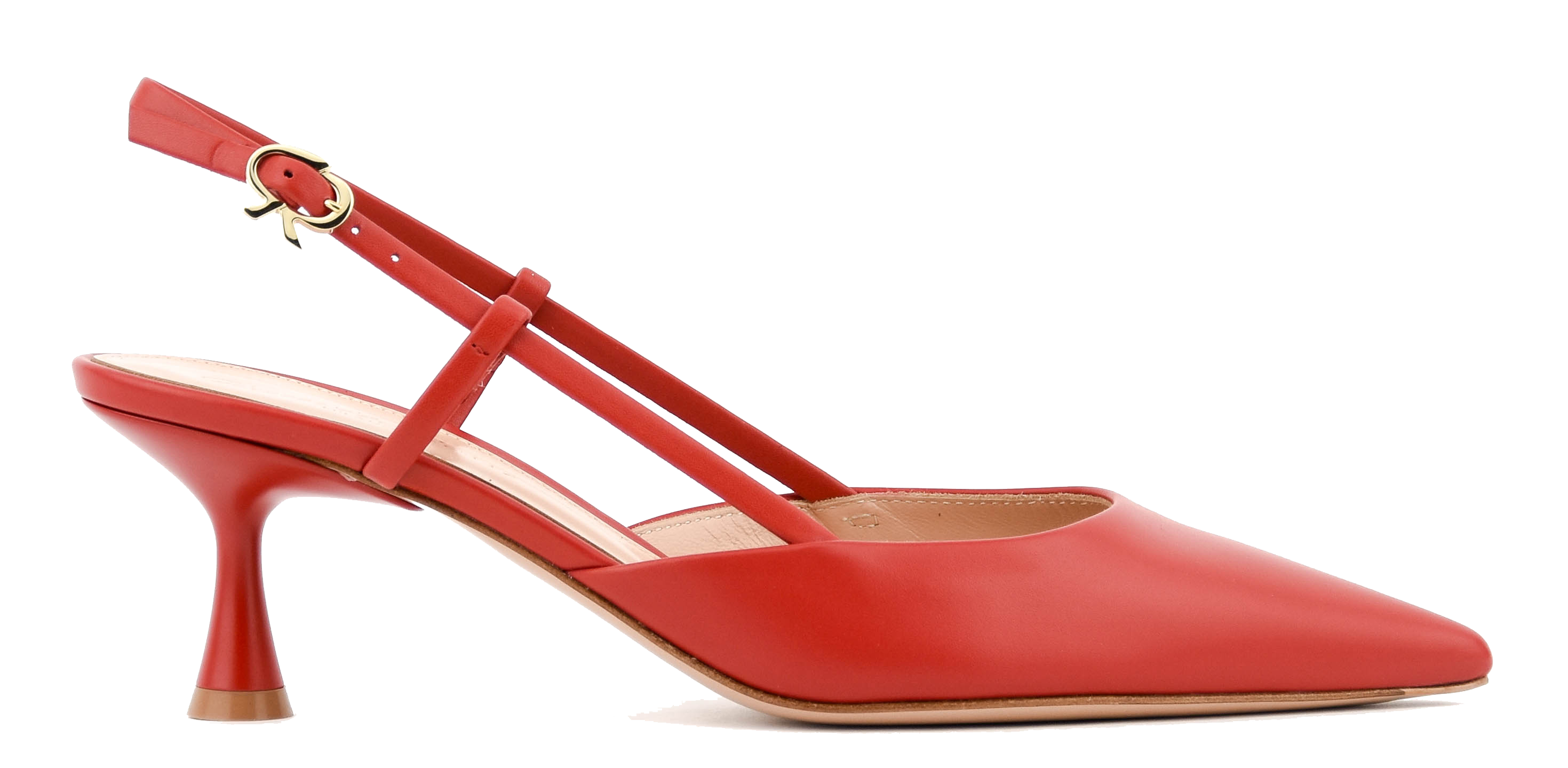 GIANVITO ROSSI ASCENT SLINBACK 55 RED