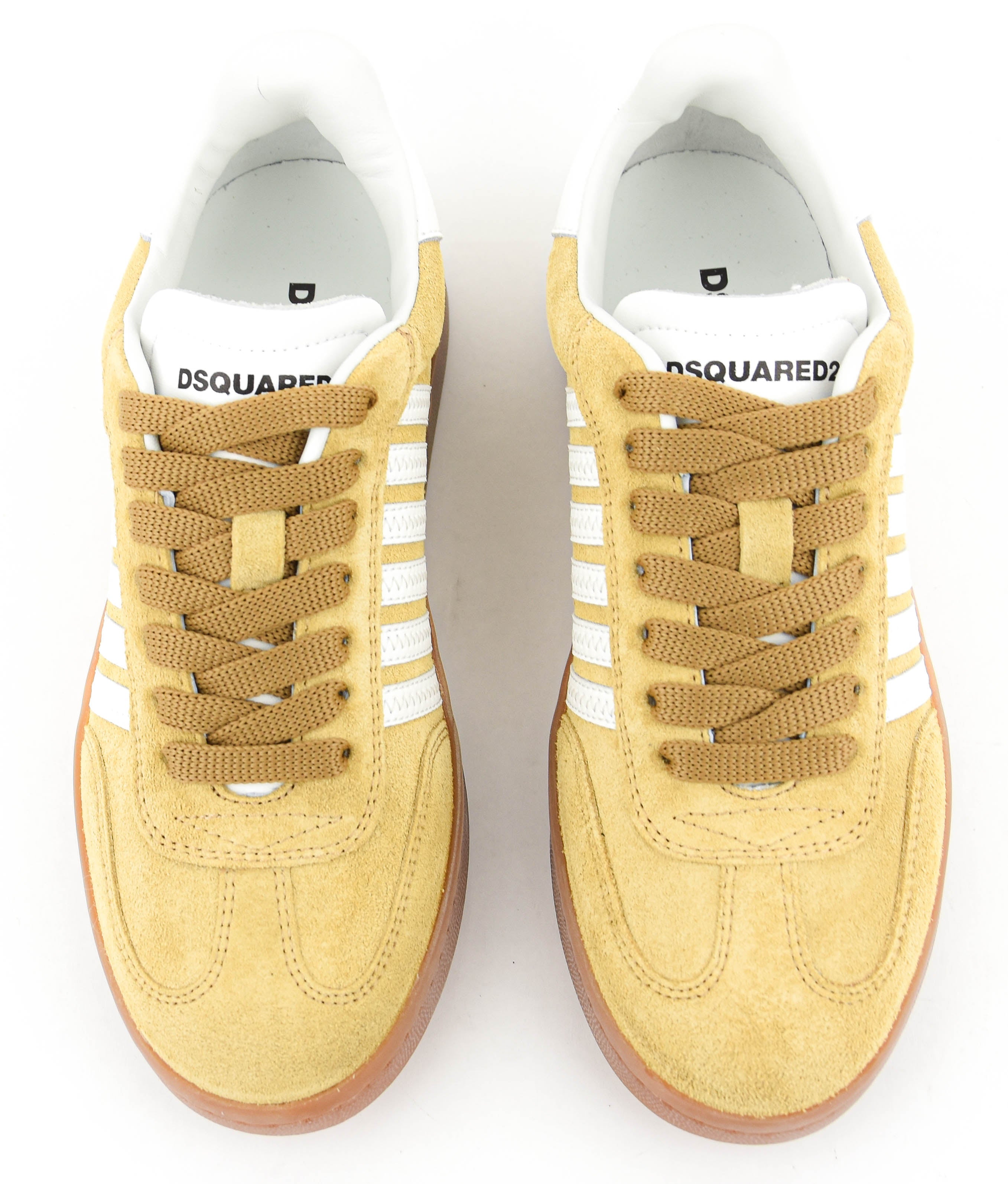 DSQUARED2 BOXER SNEAKER LIGHT YELLOW WHITE