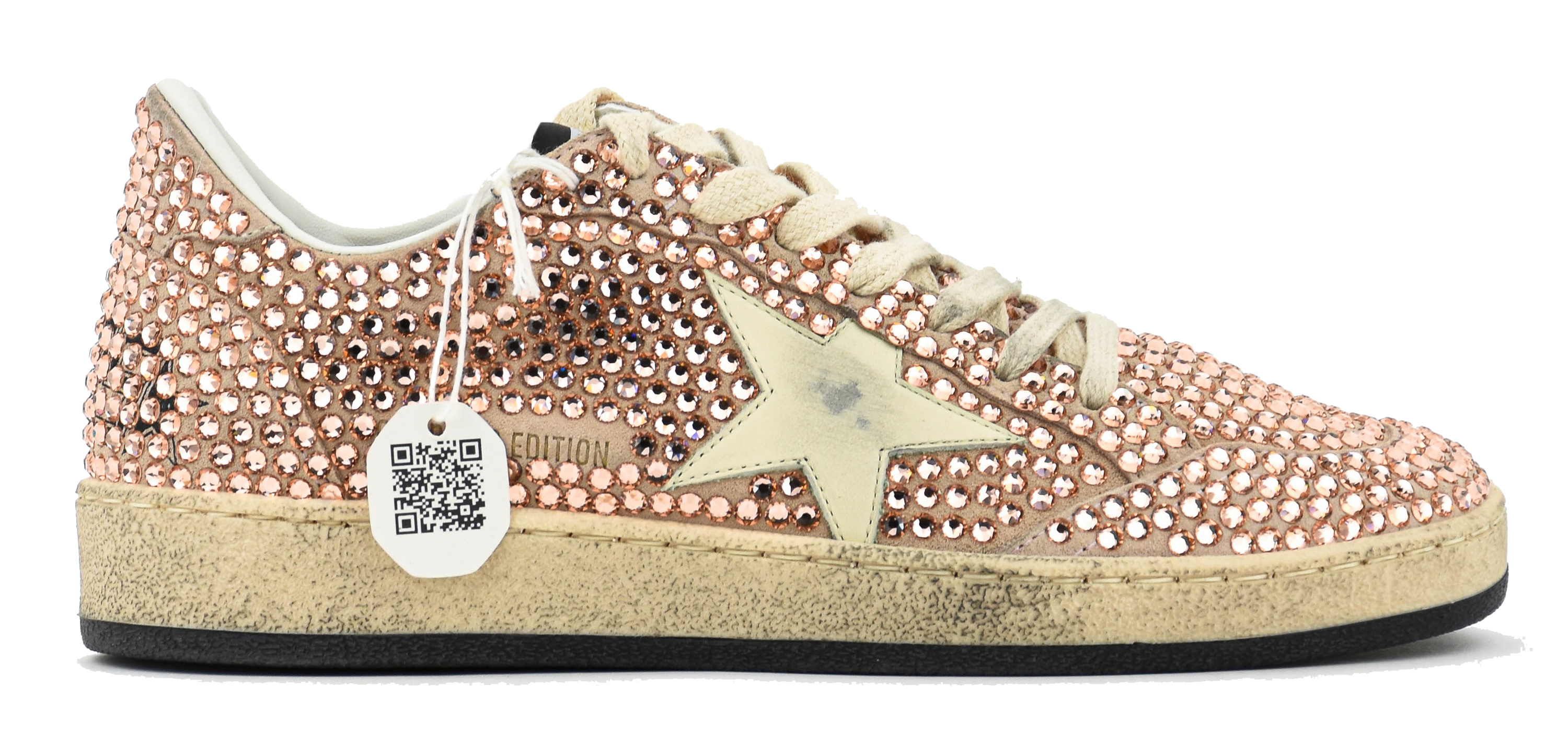 GOLDEN GOOSE SWAROVSKI CRYSTALS MOONLIGHT PINK