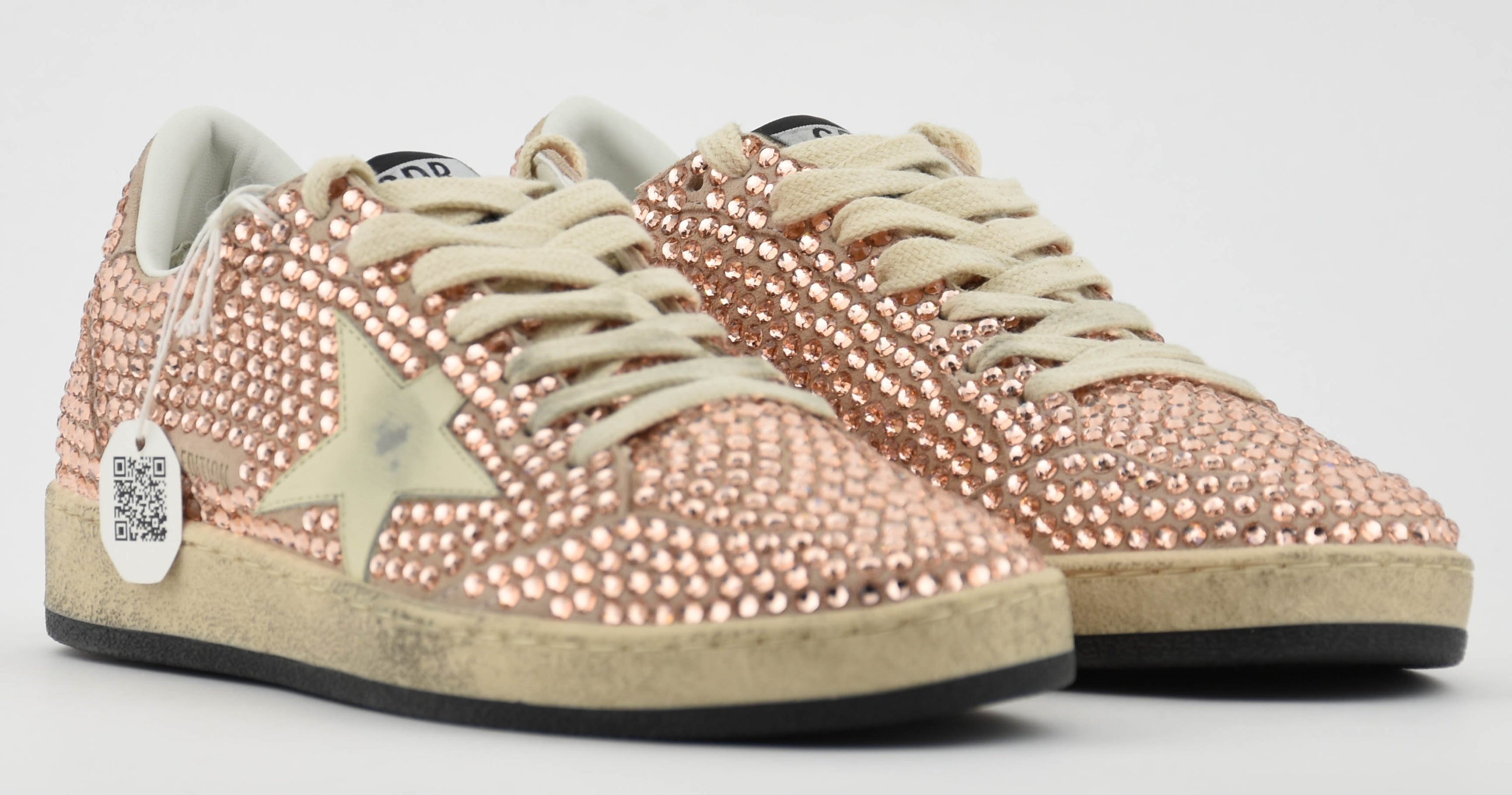 GOLDEN GOOSE SWAROVSKI CRYSTALS MOONLIGHT PINK