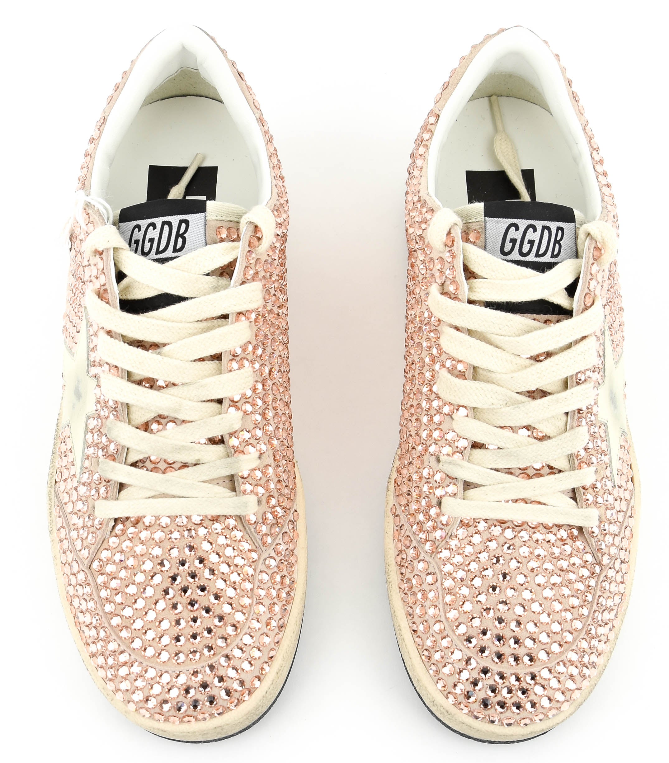 GOLDEN GOOSE SWAROVSKI CRYSTALS MOONLIGHT PINK