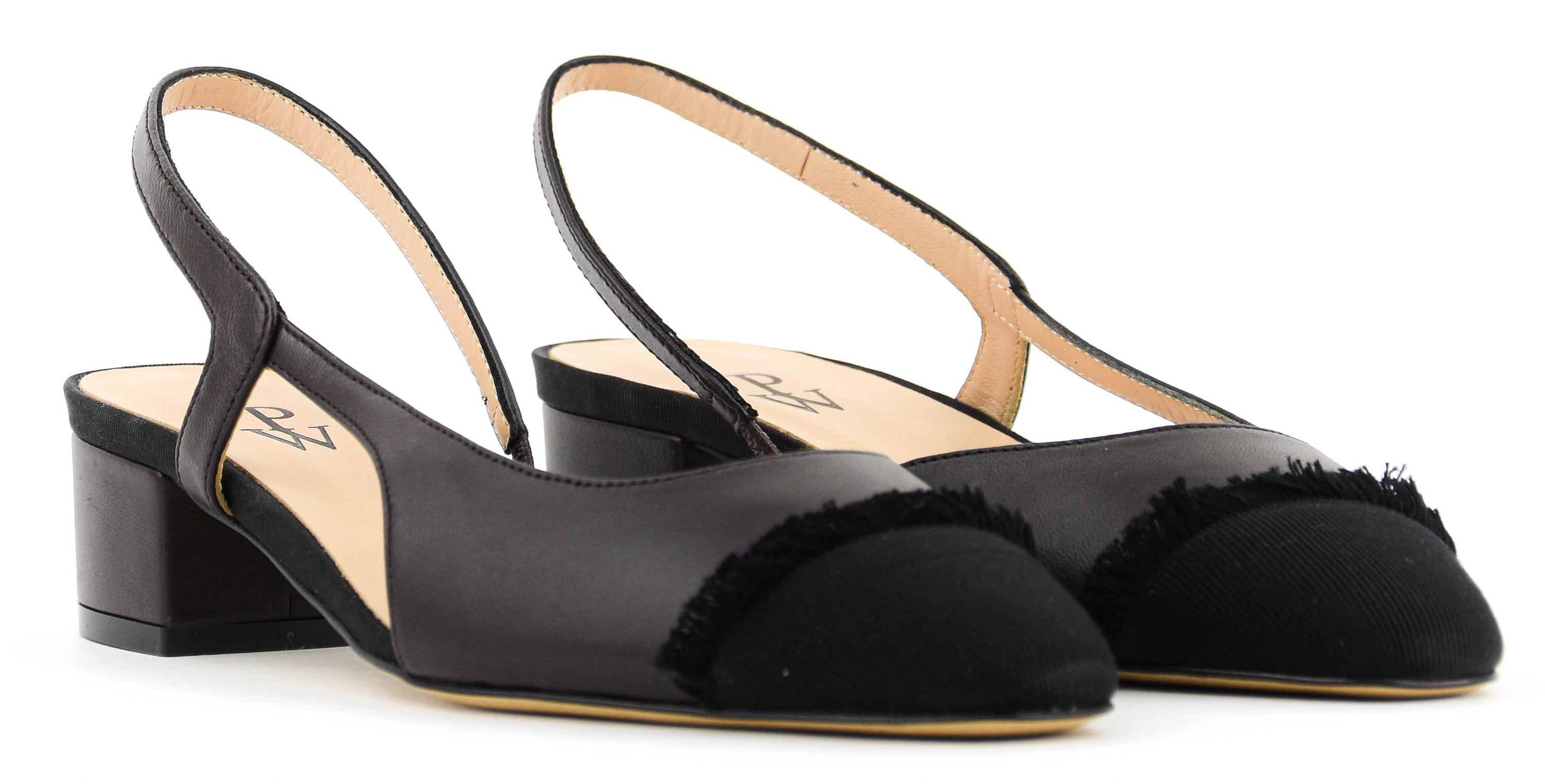 PAUL WARMER LOULOU SLINGBACK BALLERINA DARK BROWN