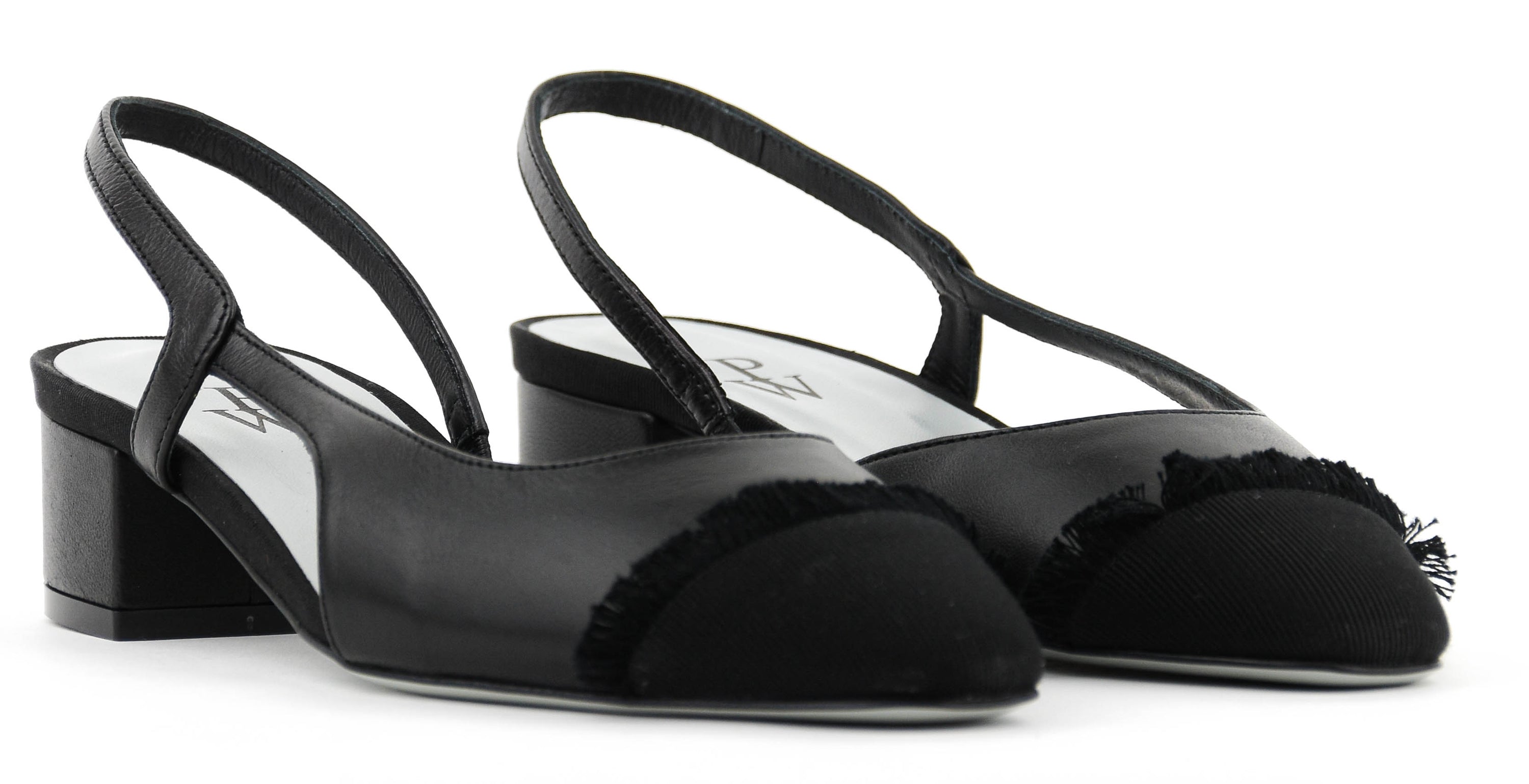 PAUL WARMER LOULOU SLINGBACK BALLERINA BLACK