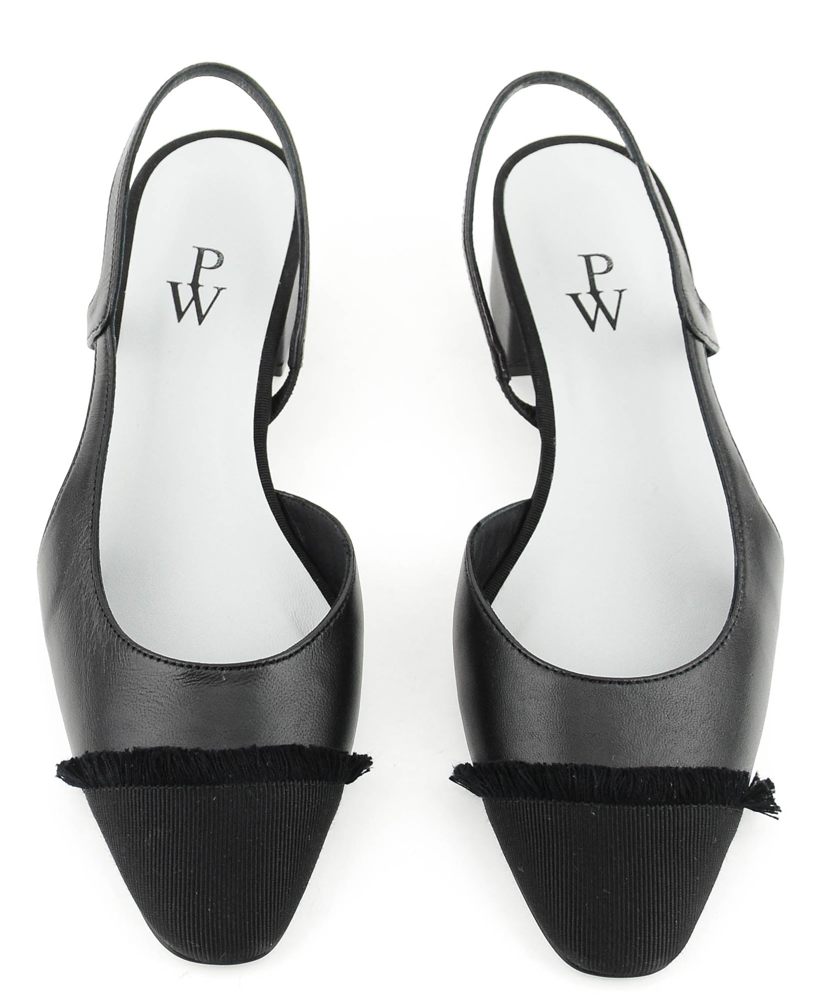 PAUL WARMER LOULOU SLINGBACK BALLERINA BLACK