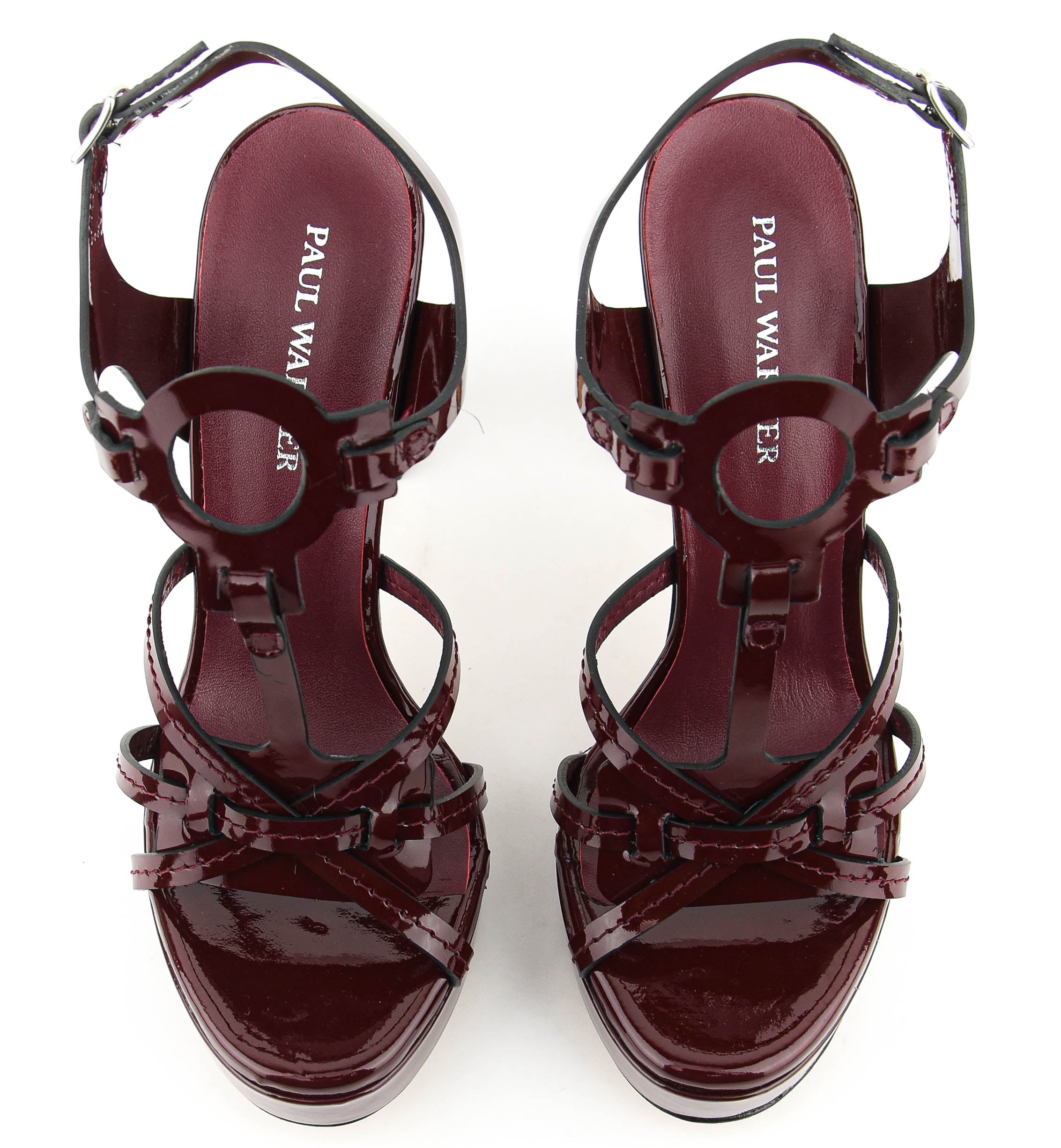 PAULWARMER PARIS SANDAL BURGUNDY