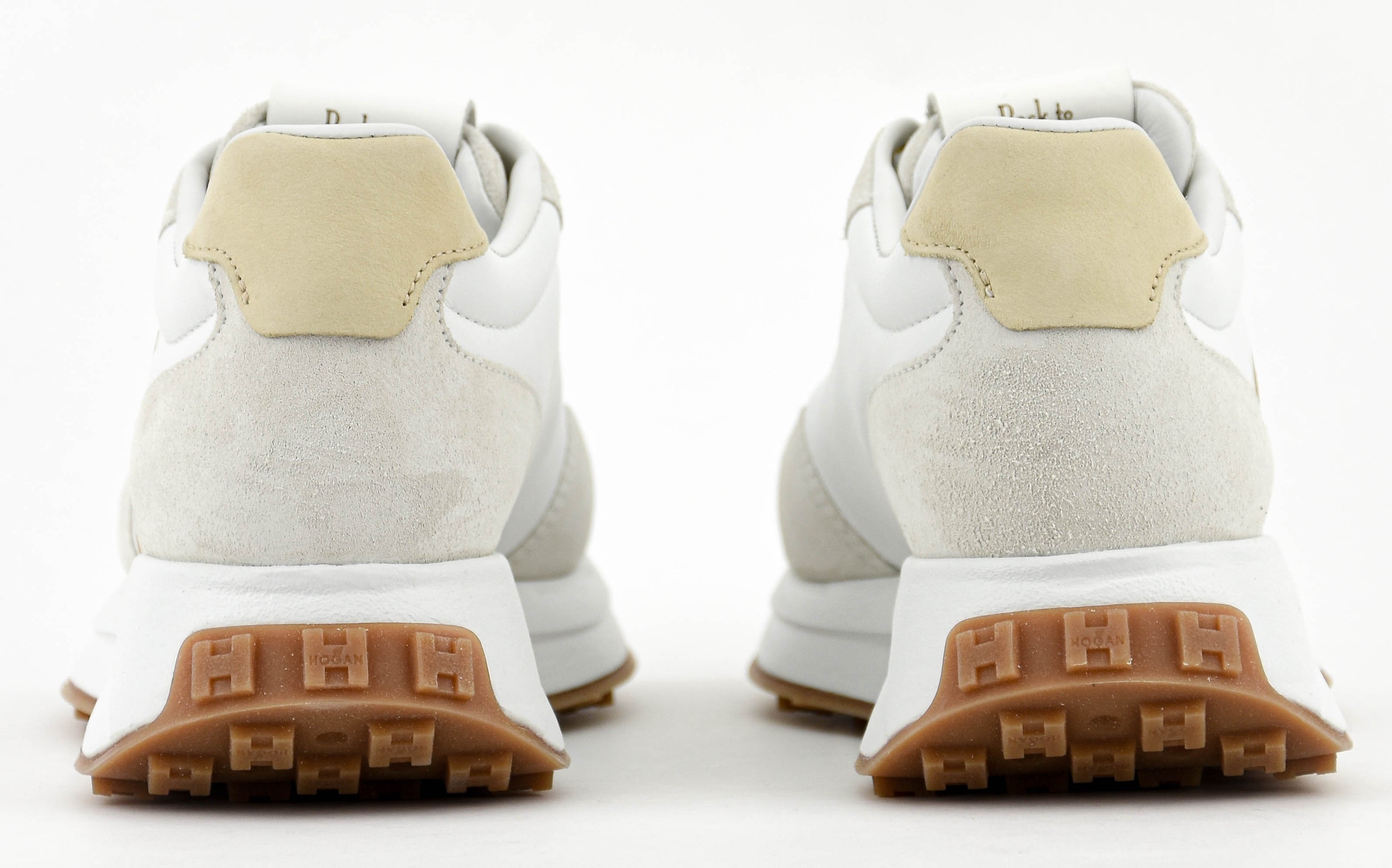 HOGAN  H641 SNEAKER WHITE CAMEL