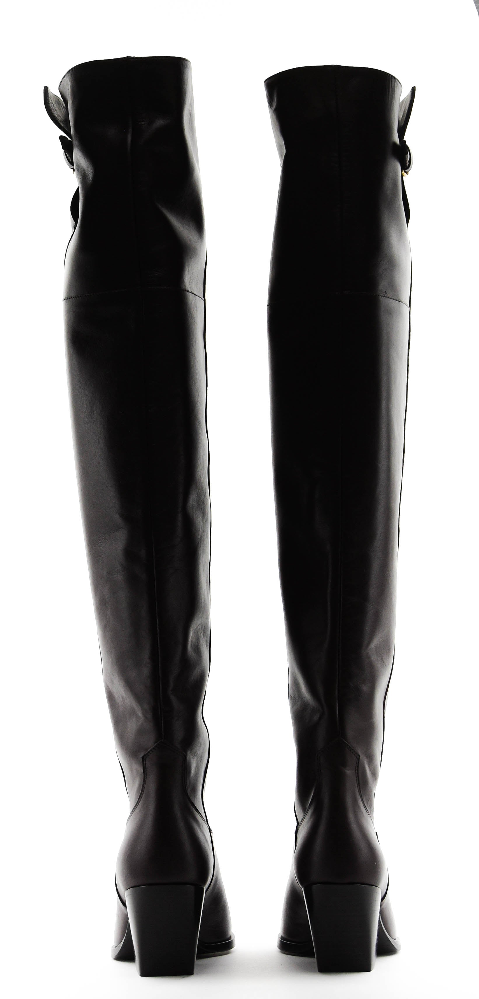ELENA IACHI SHARP OVERKNEE BURGUNDY