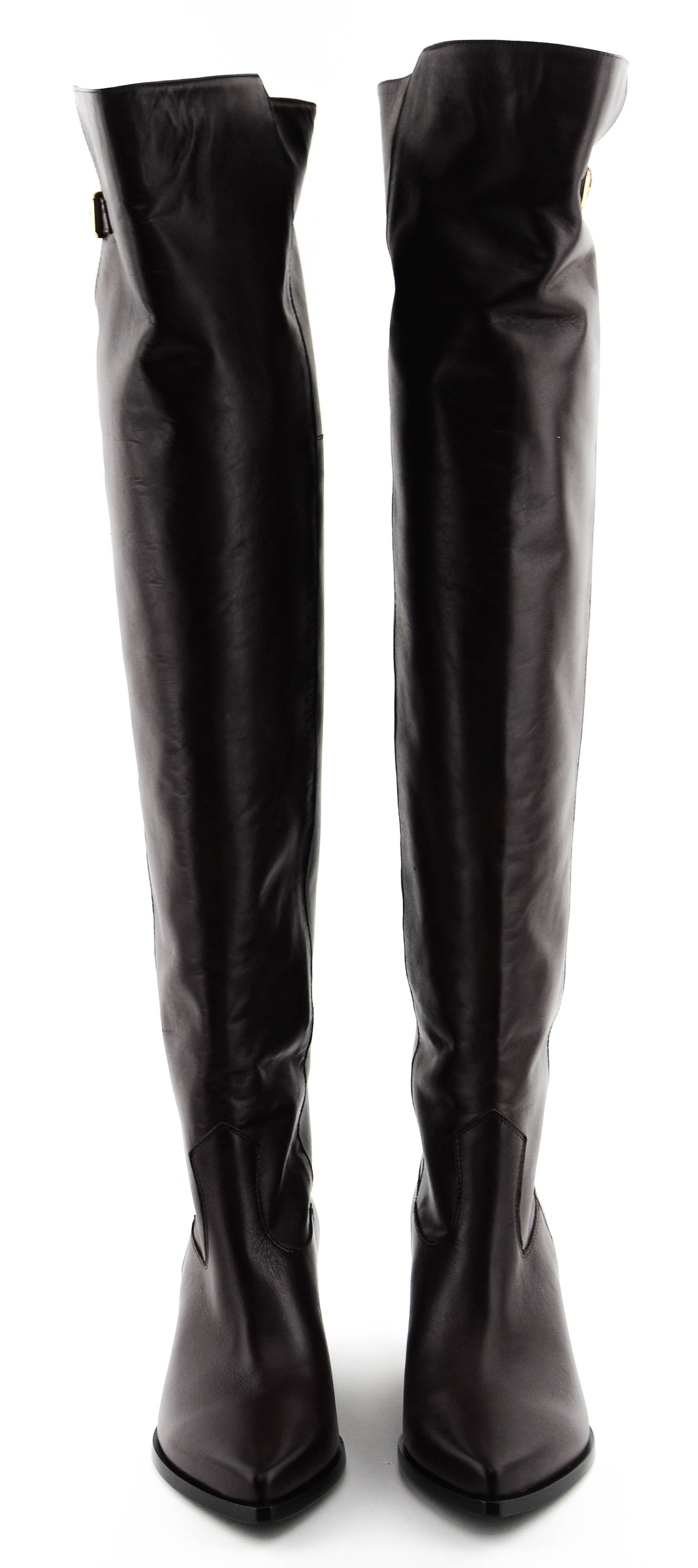 ELENA IACHI SHARP OVERKNEE BURGUNDY