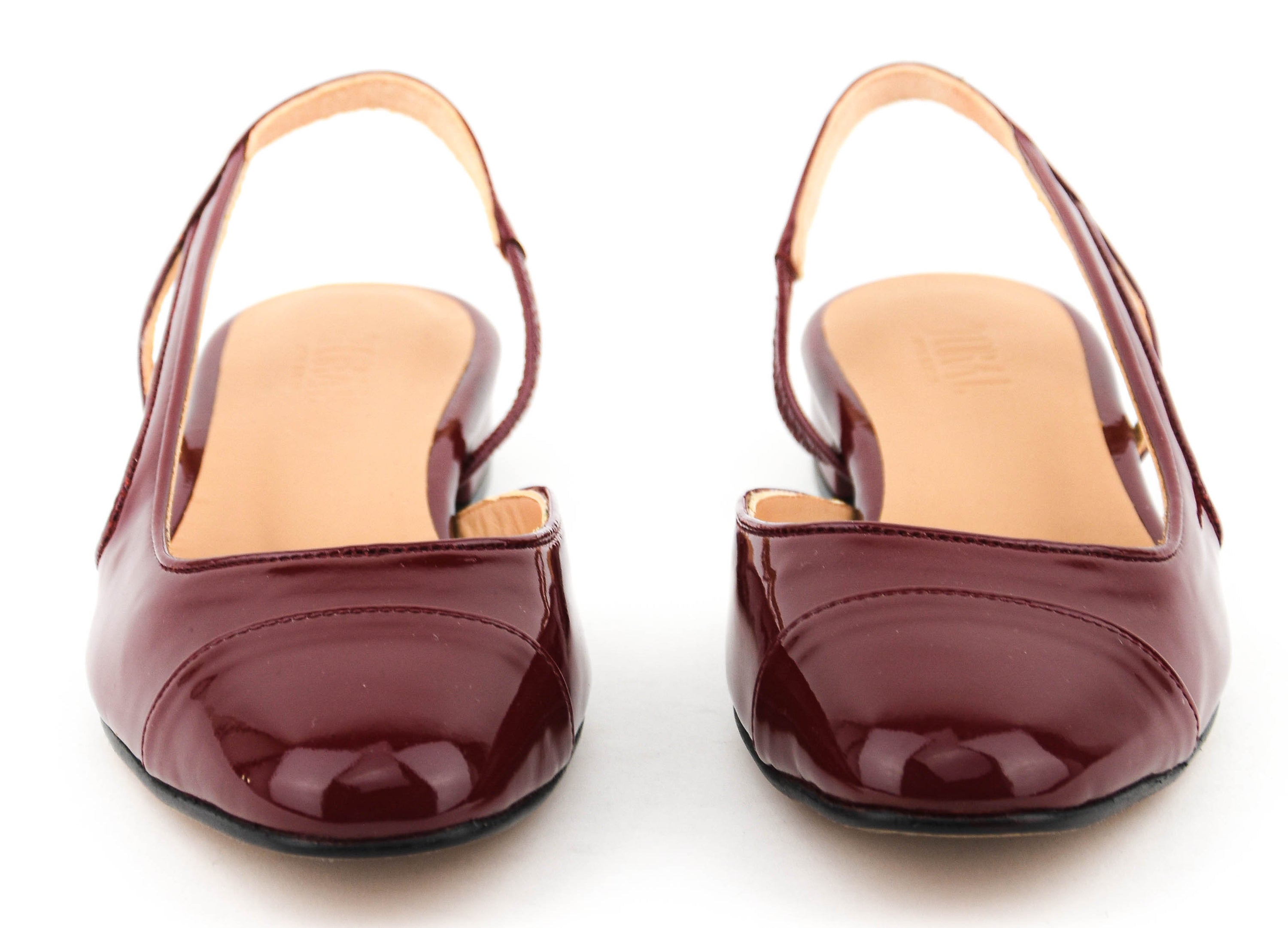 TORAL MANHATTAN BALLERINA BURGUNDY PATENT