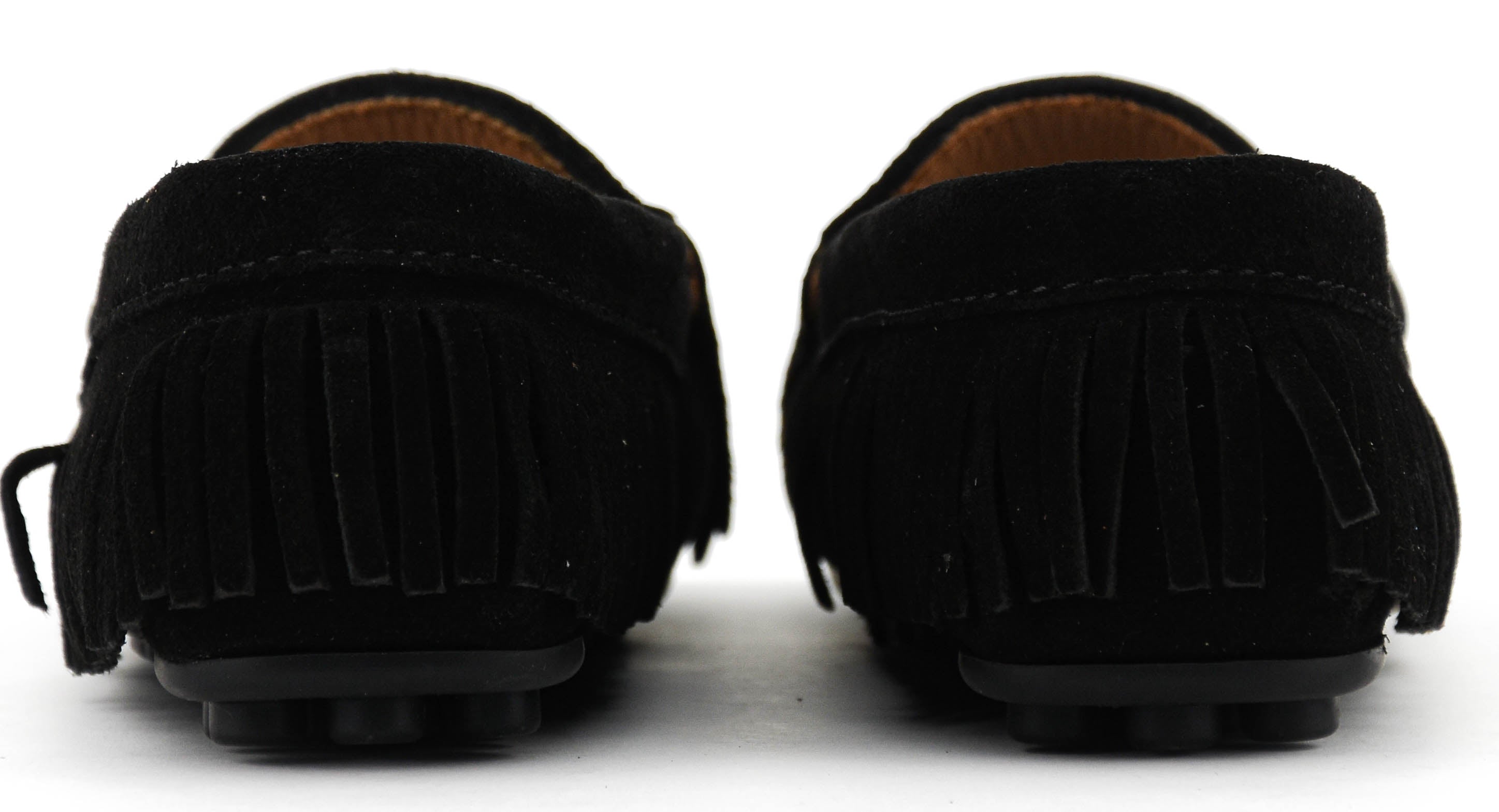 TORAL OTOE MOCCASINE FRANGES  BLACK