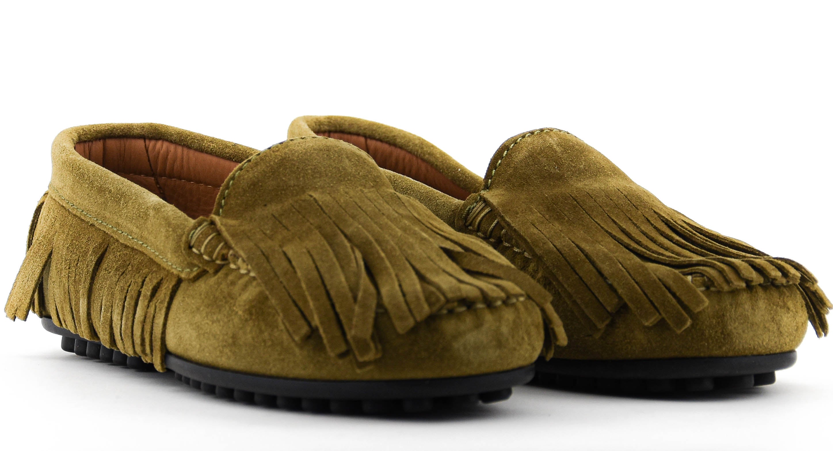 TORAL OTOE MOCCASINE FRANGES  KHAKI