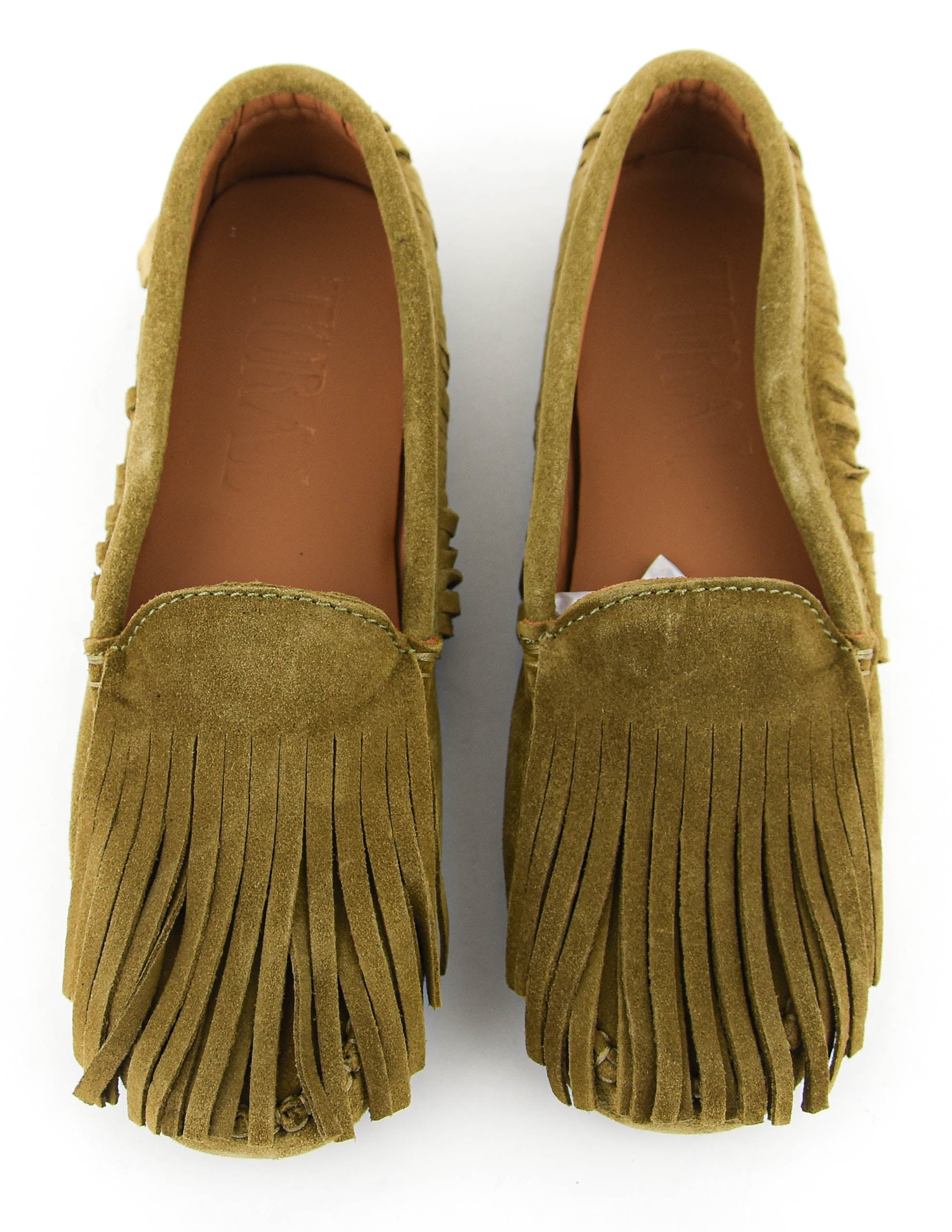 TORAL OTOE MOCCASINE FRANGES  KHAKI