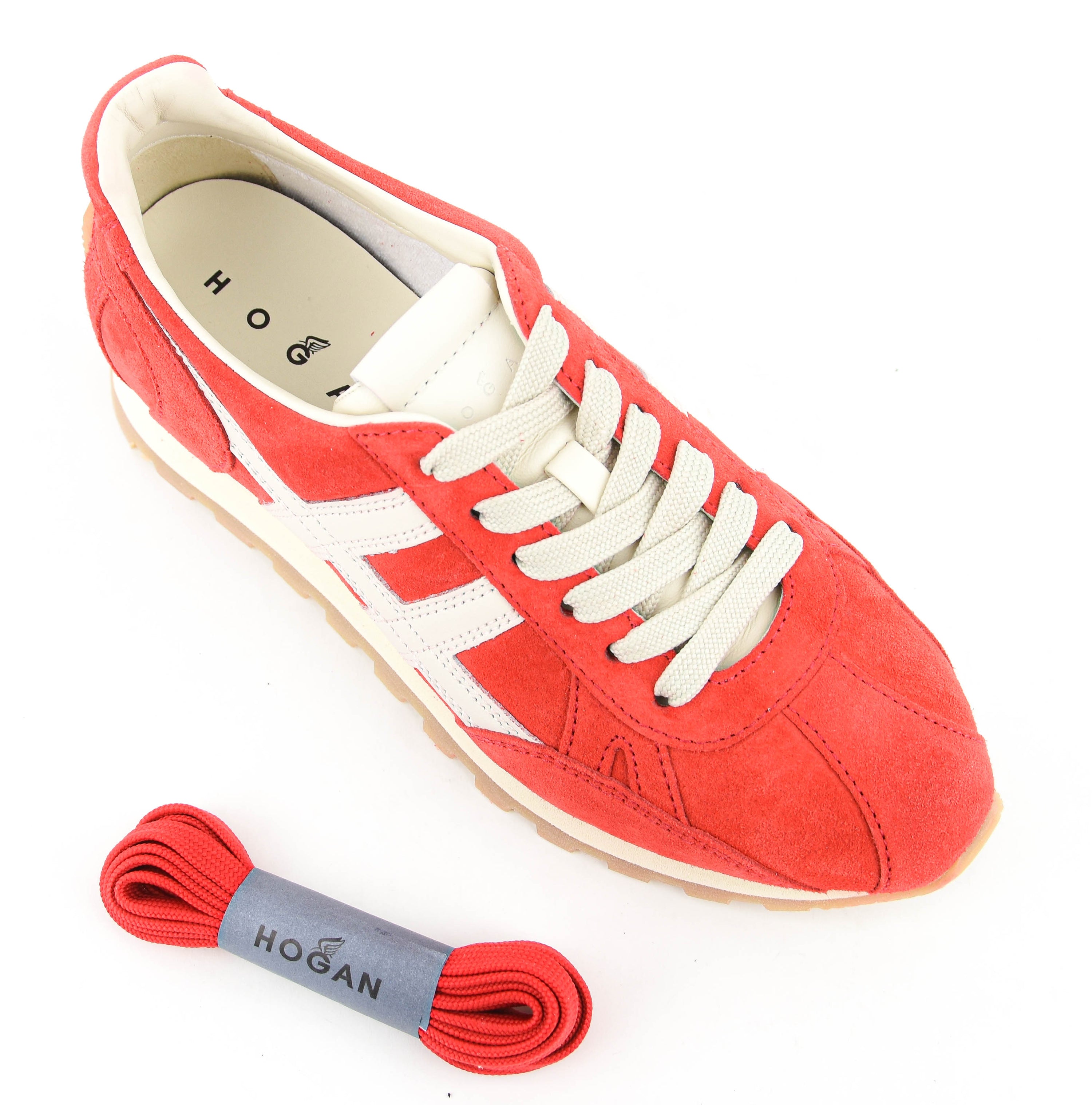 HOGAN  H671 SNEAKER RED WHITE