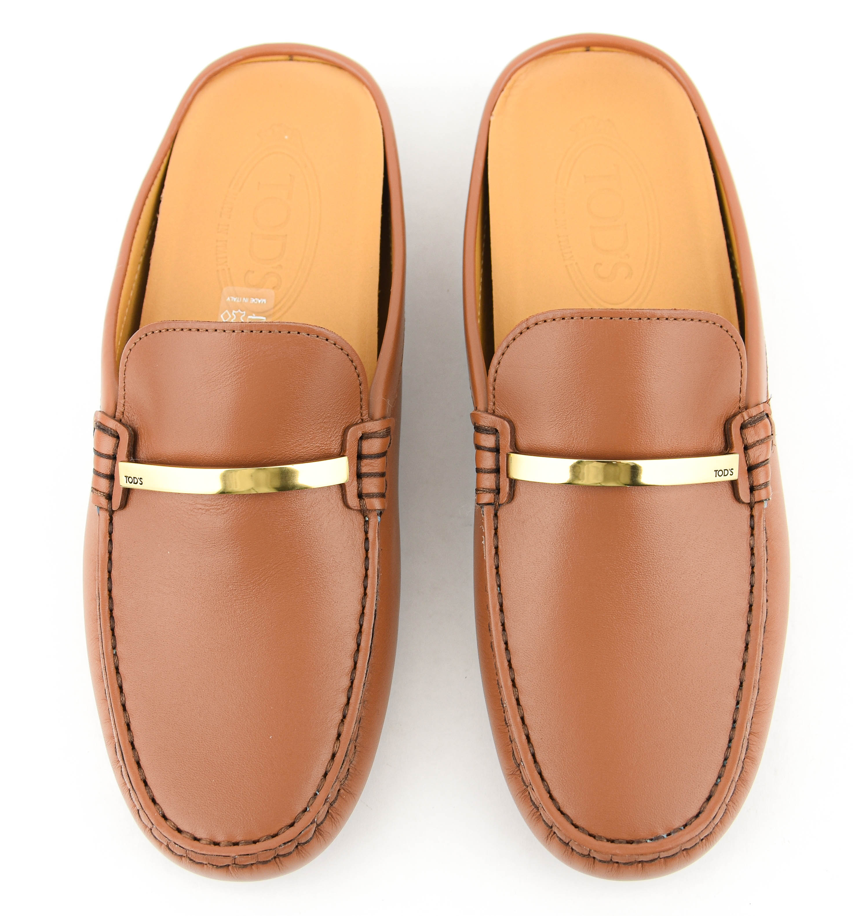 TOD'S MOCCASSINE SABOT COGNAQ