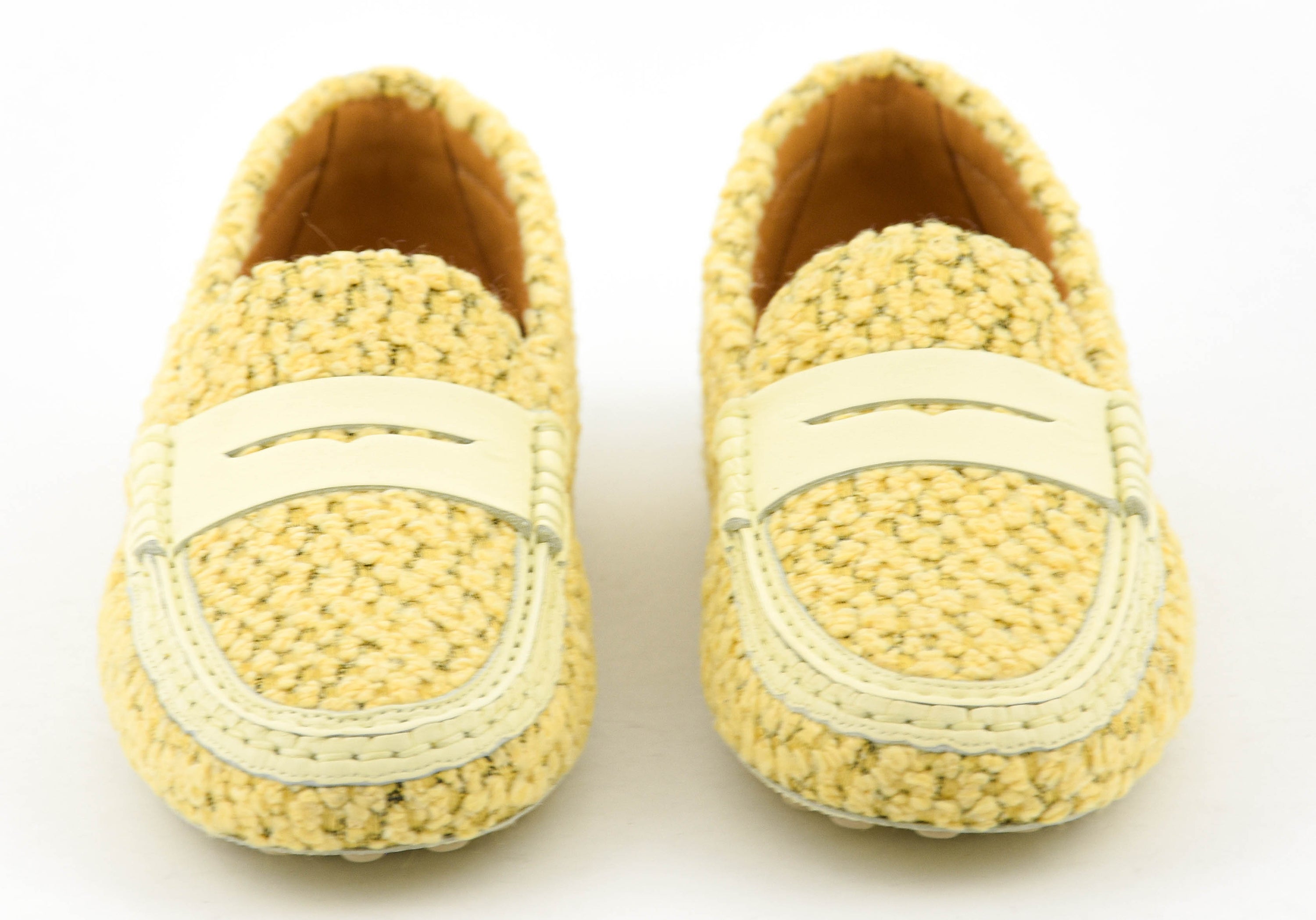 TOD'S MOCCASSINE YELLOW BOUCLE