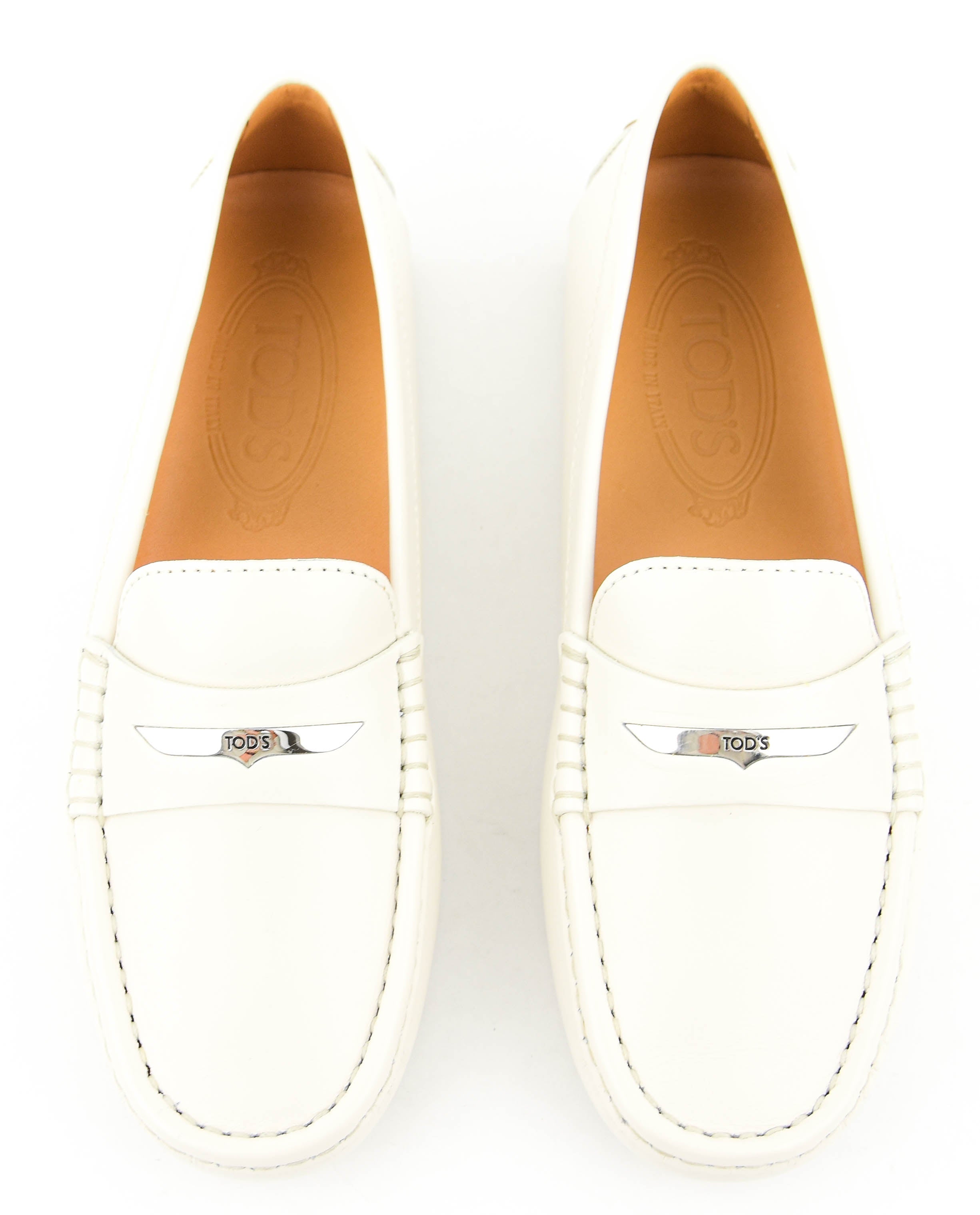 TOD'S MOCCASSINE WHITE