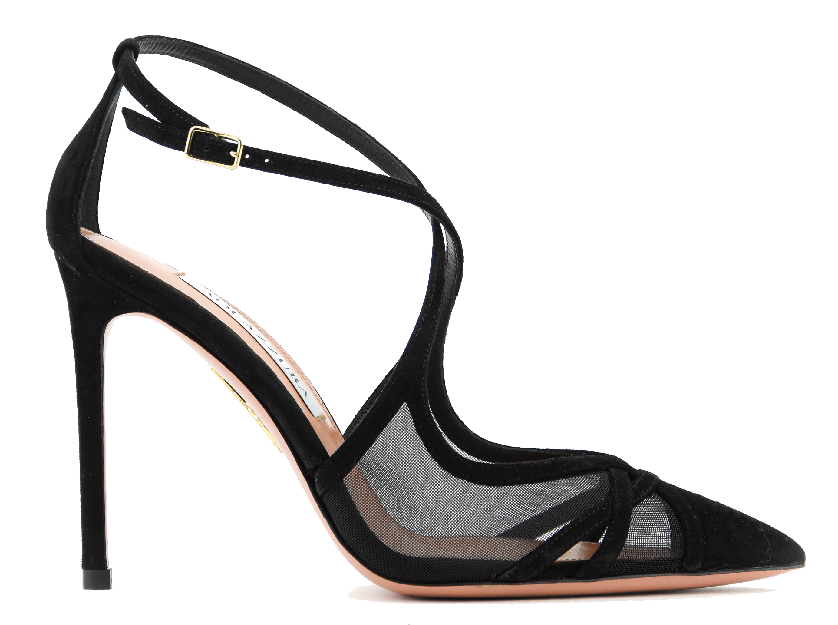 AQUAZZURA SHEAR PUMP 105 BLACK