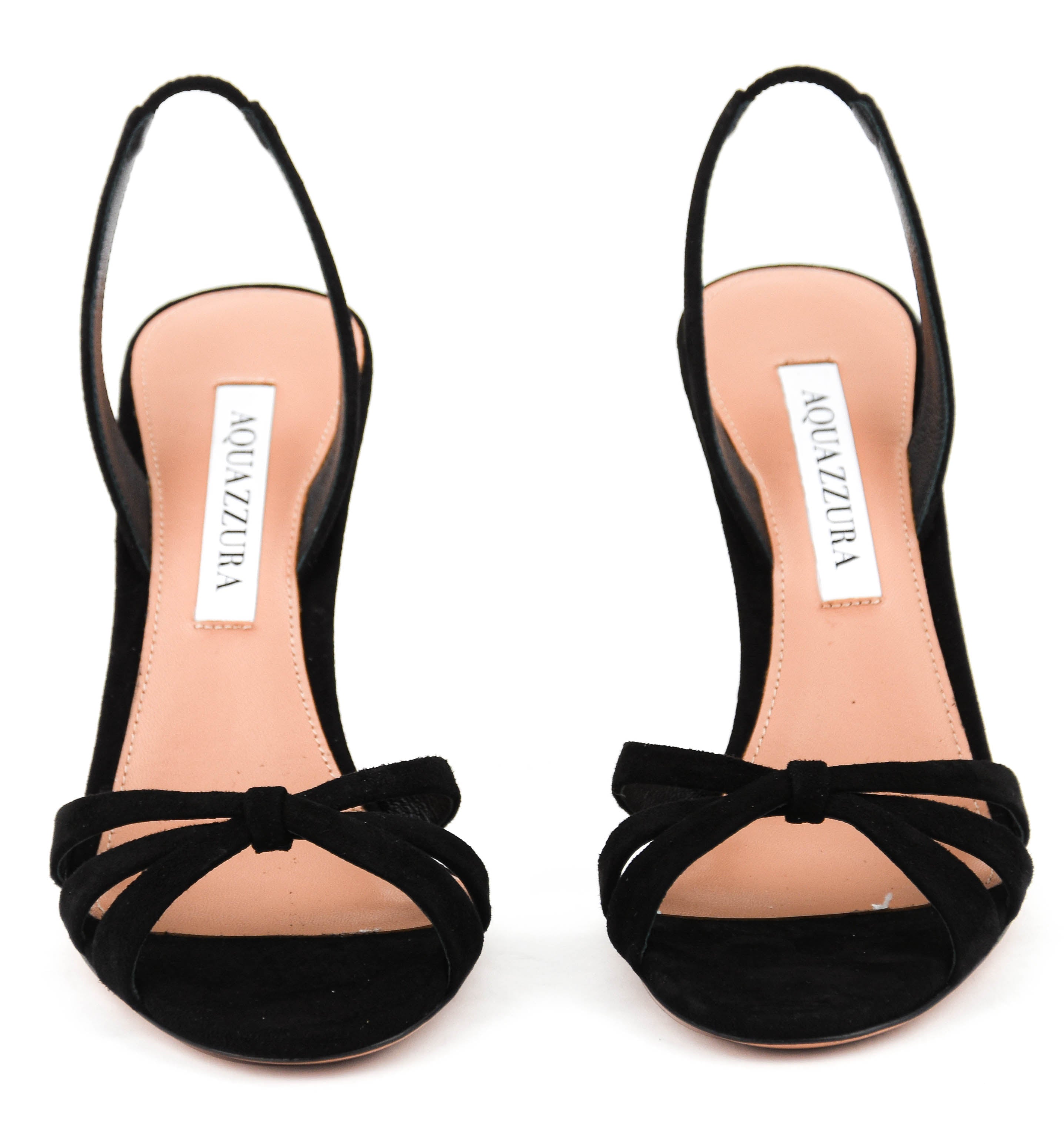 AQUAZZURA TATI SANDAL 85 BLACK