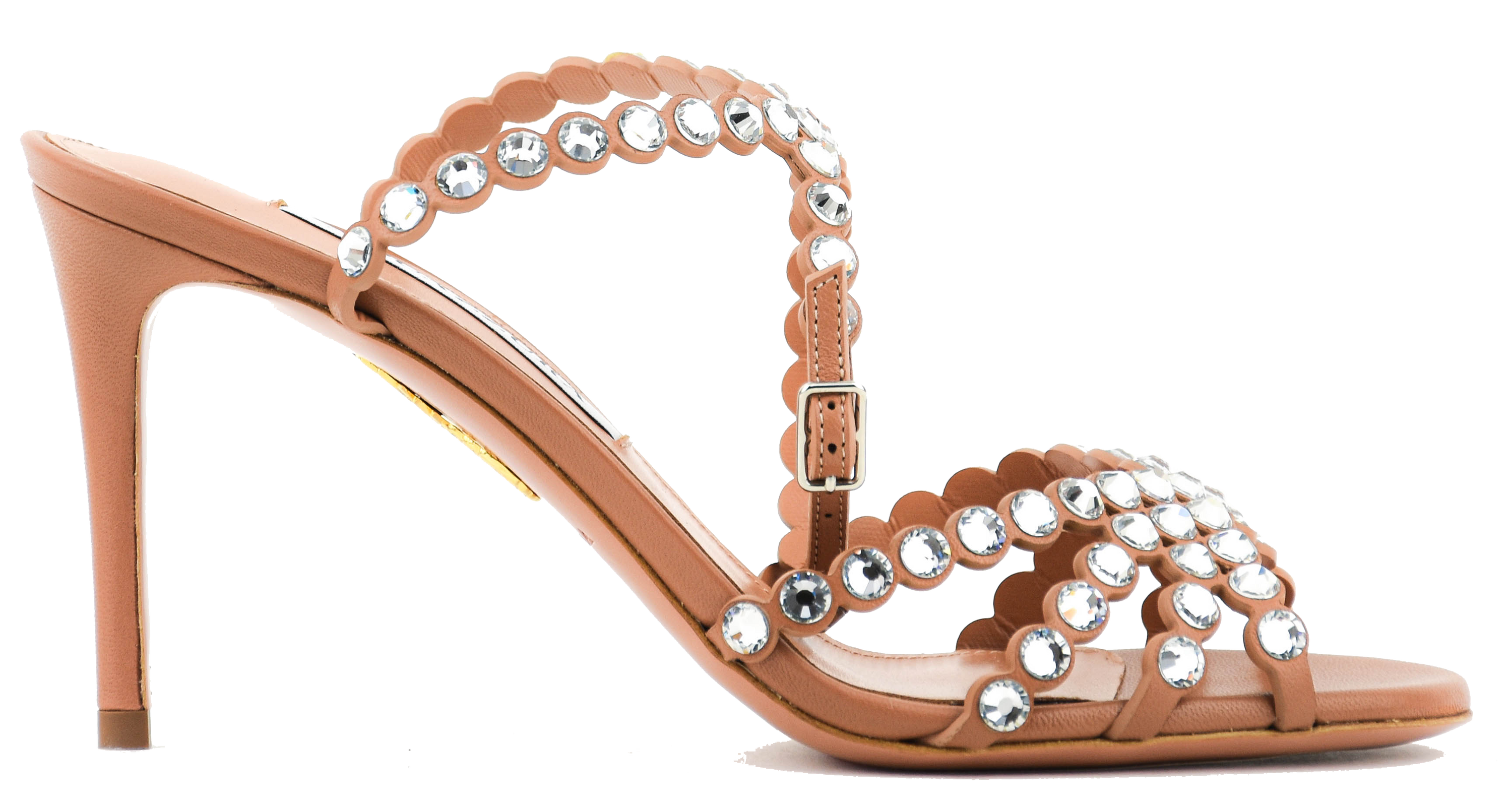 AQUAZZURA TEQUILA SANDAL 85 POWDER PINK