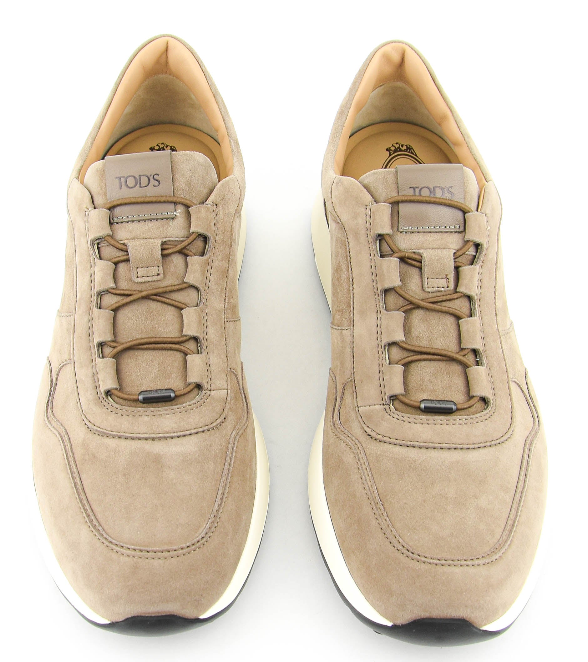 TOD'S SUEDE  FORMAL SNEAKER TAUPE