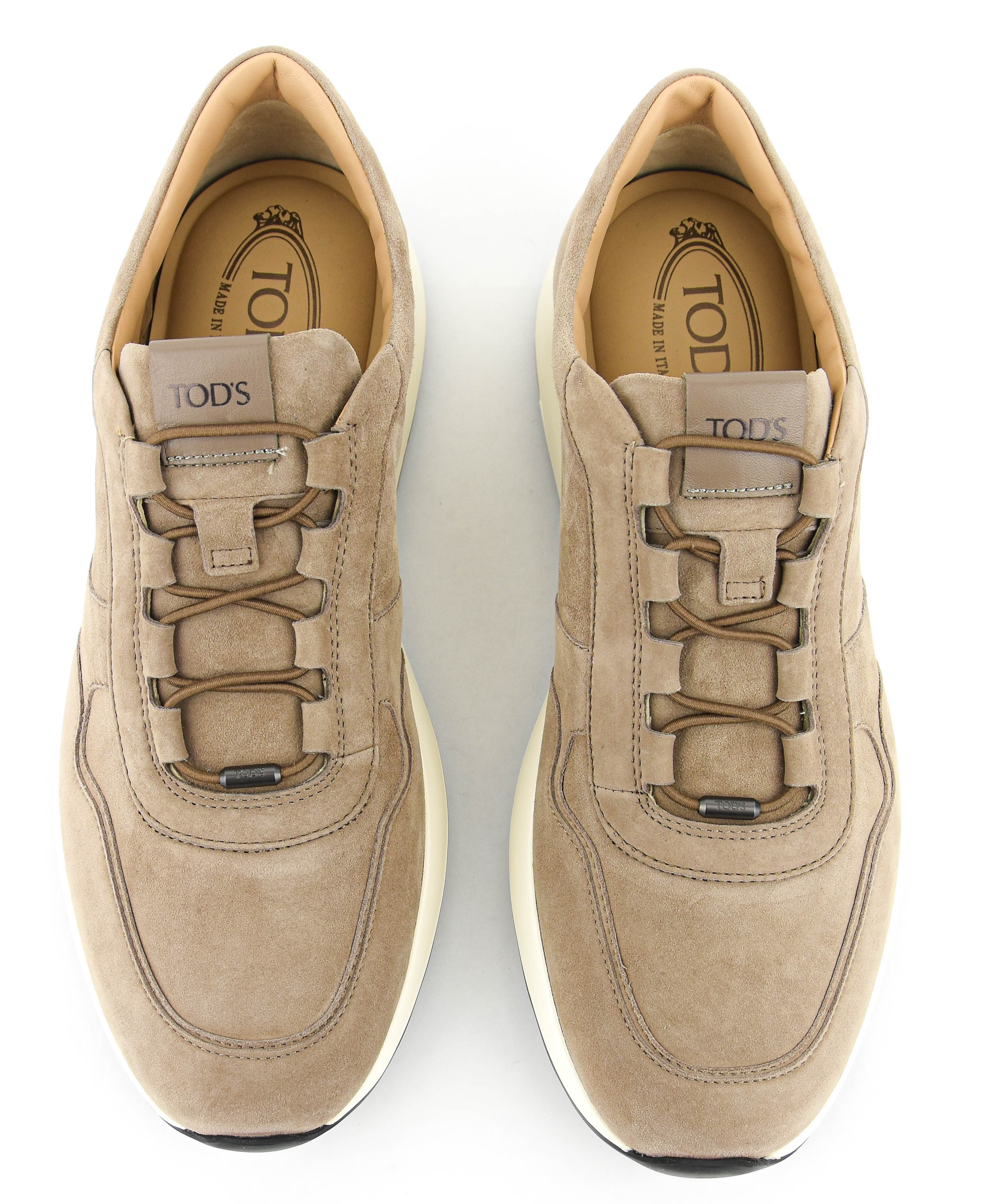 TOD'S SUEDE  FORMAL SNEAKER TAUPE