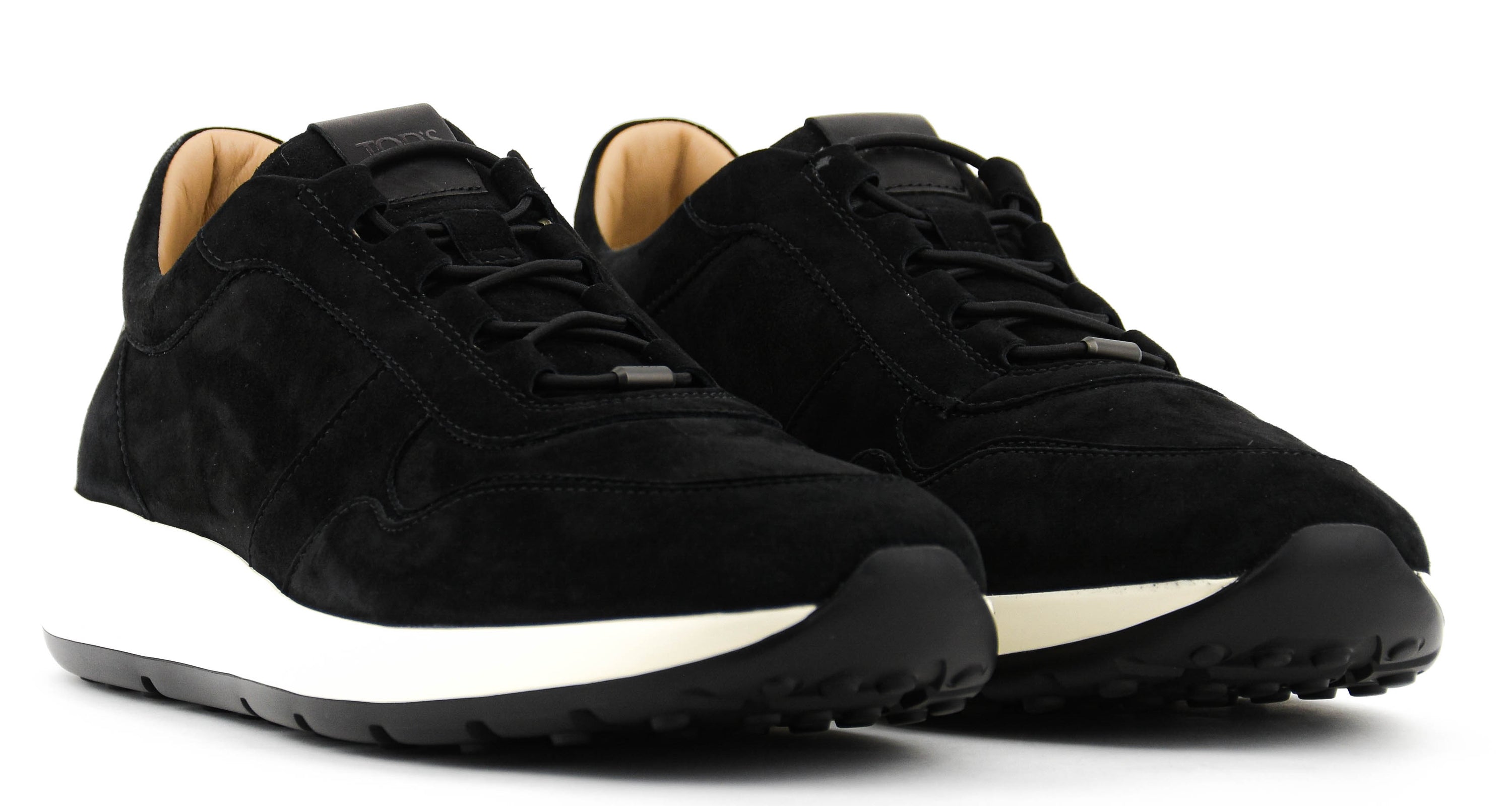 TOD'S SUEDE FORMAL SNEAKER BLACK