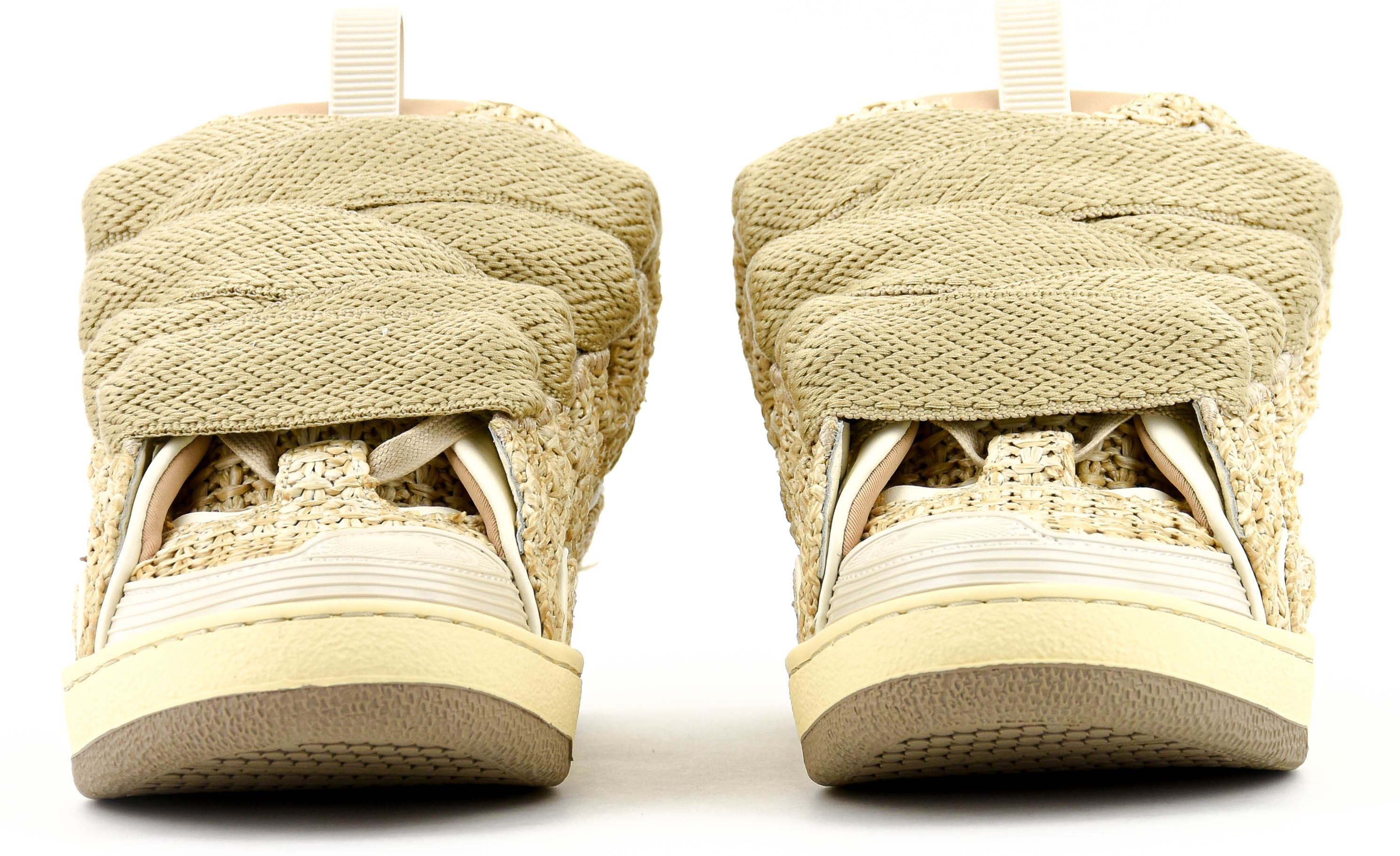 LANVIN CURB SNEAKER NATUREL