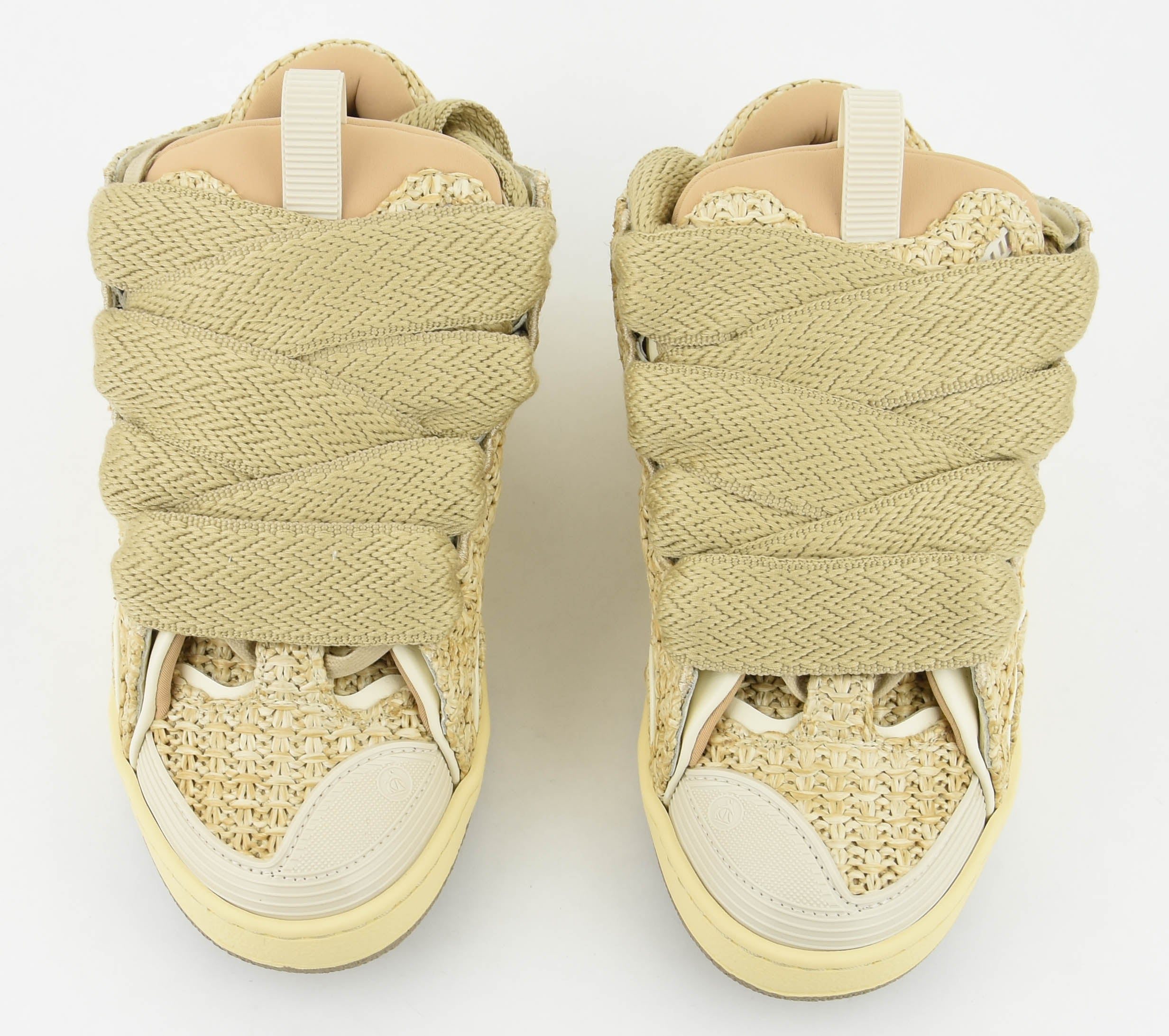 LANVIN CURB SNEAKER NATUREL