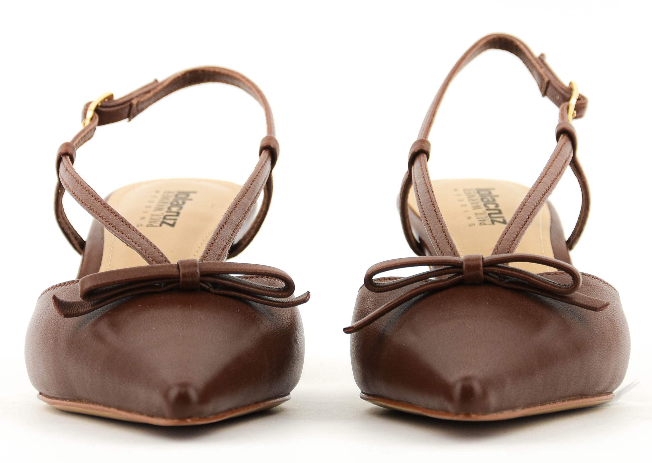 LOLA CRUZ SATINA 55 SLINGBACK BROWN