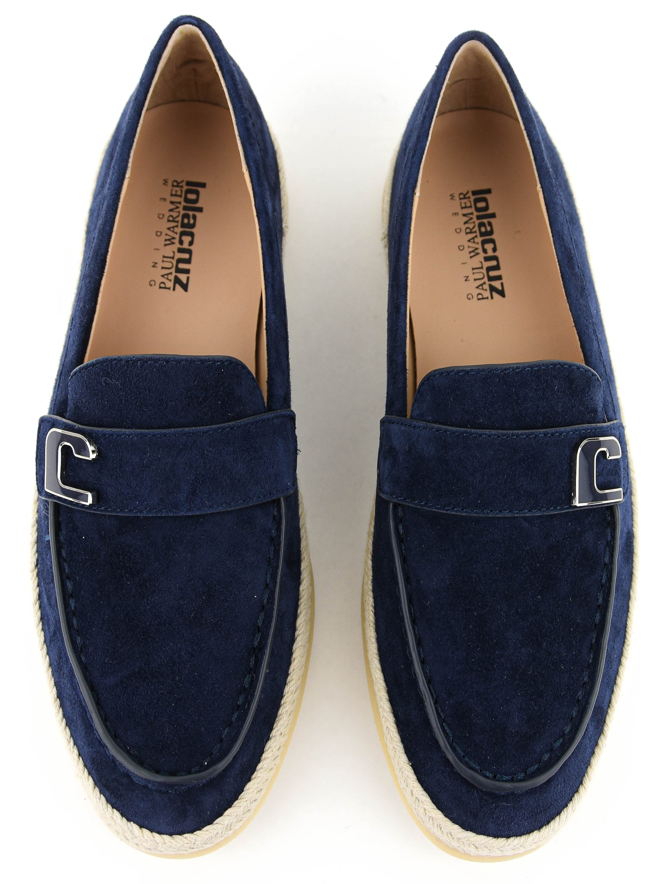 LOLA CRUZ RHODES LOAFER NAVY BLUE